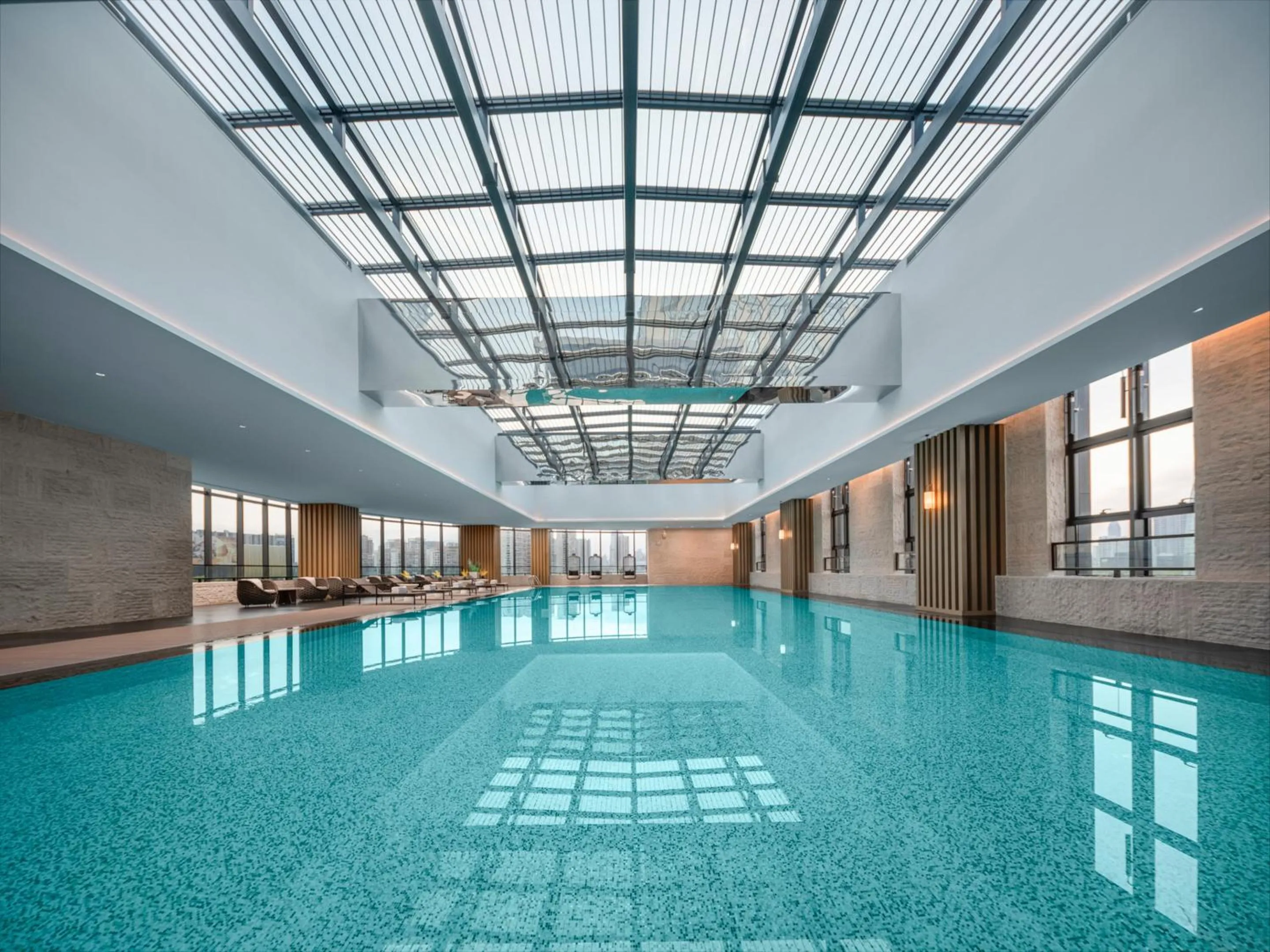 Swimming pool in Grand New Century Hotel Wenzhou