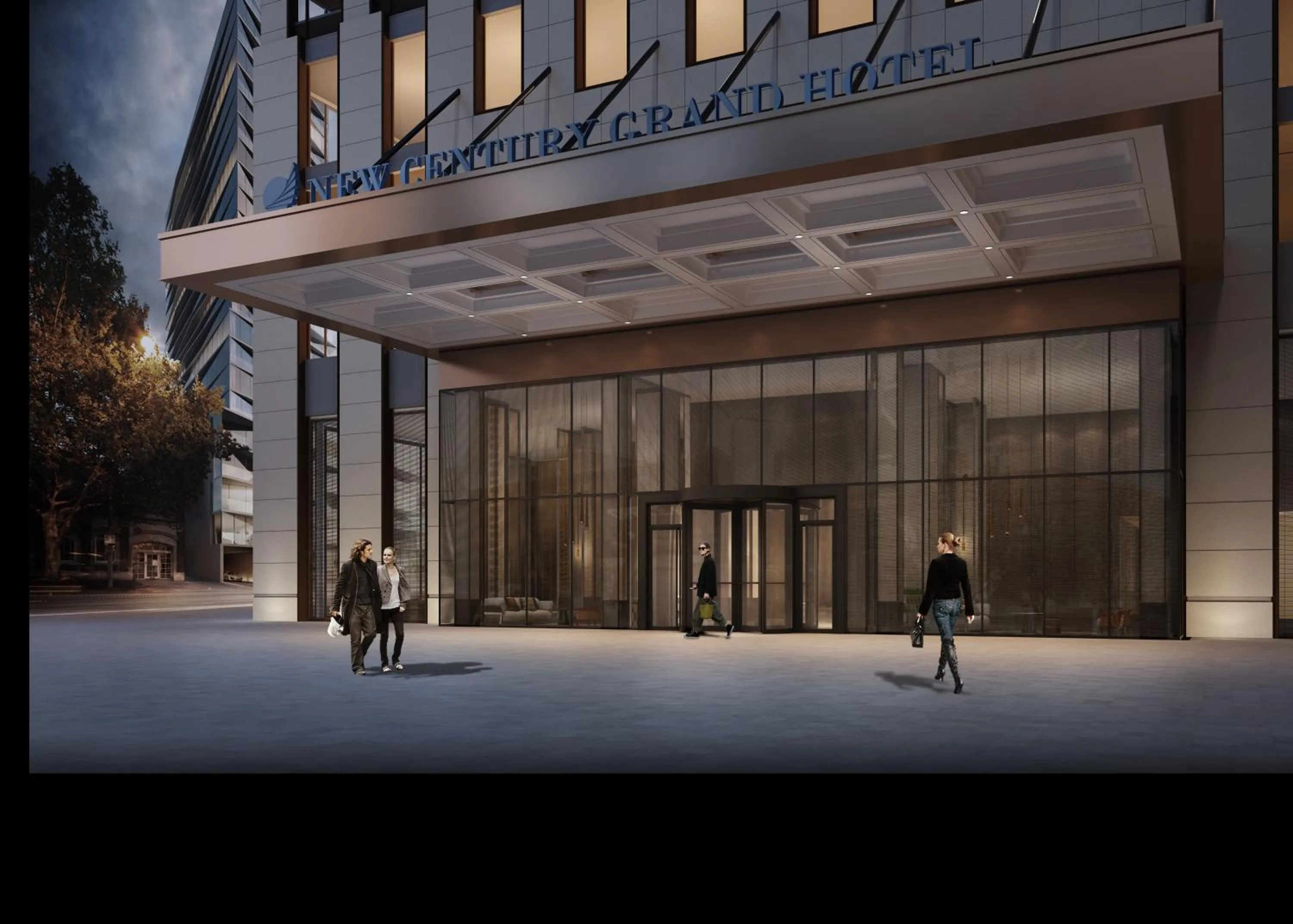 Facade/entrance in Grand New Century Hotel Wenzhou