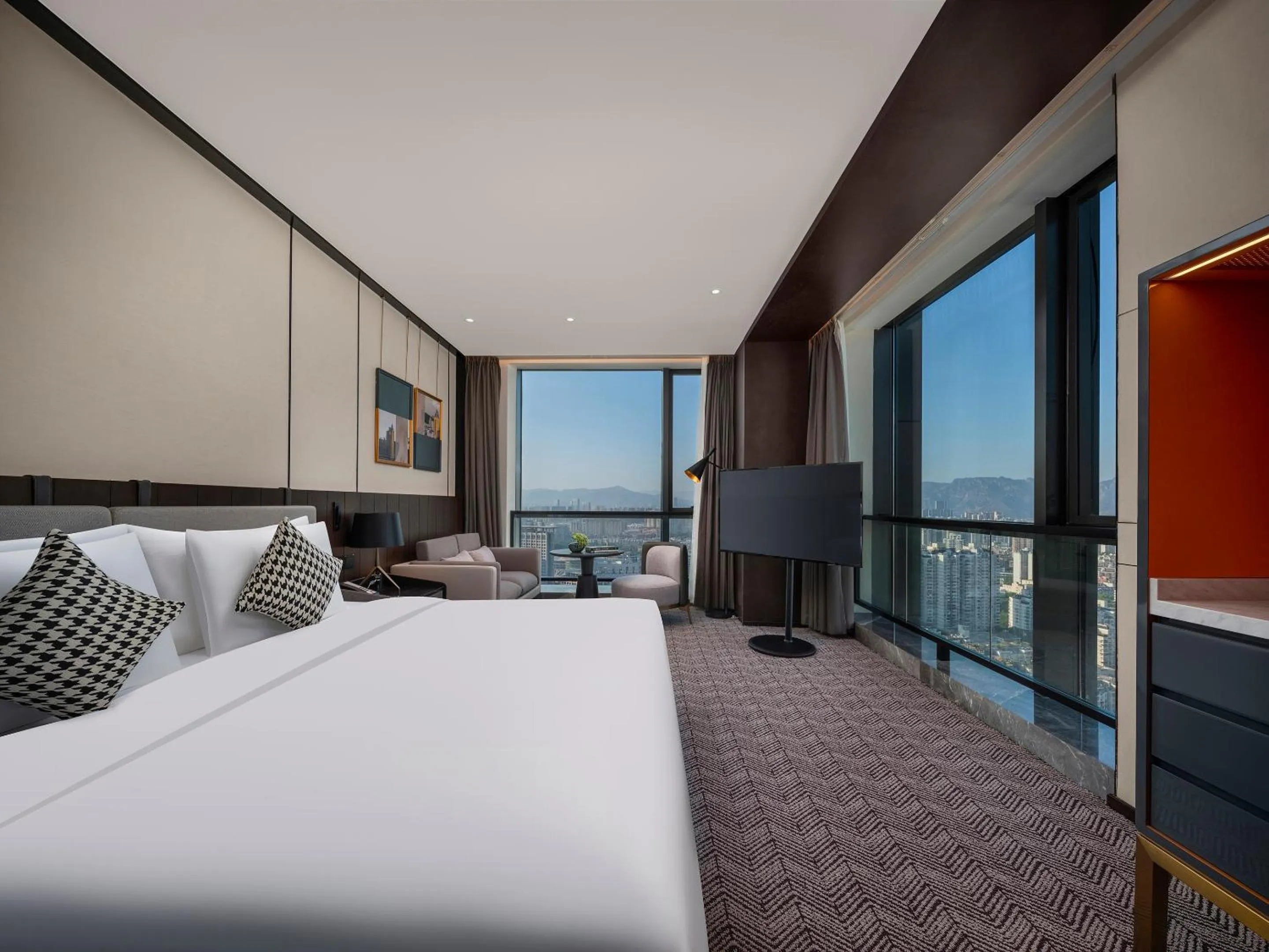 Photo of the whole room, Bed in Grand New Century Hotel Wenzhou