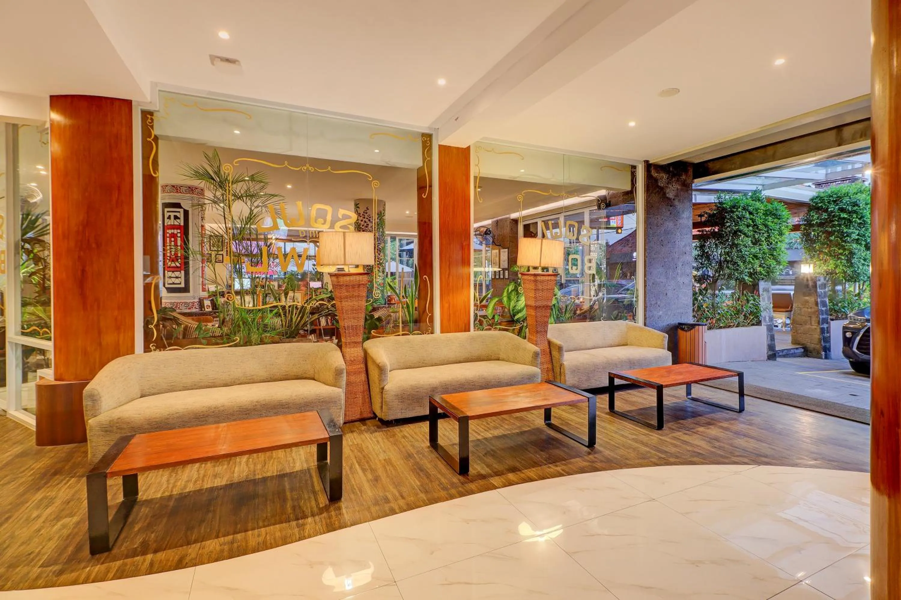 Seating area in Palette Signature Hotel