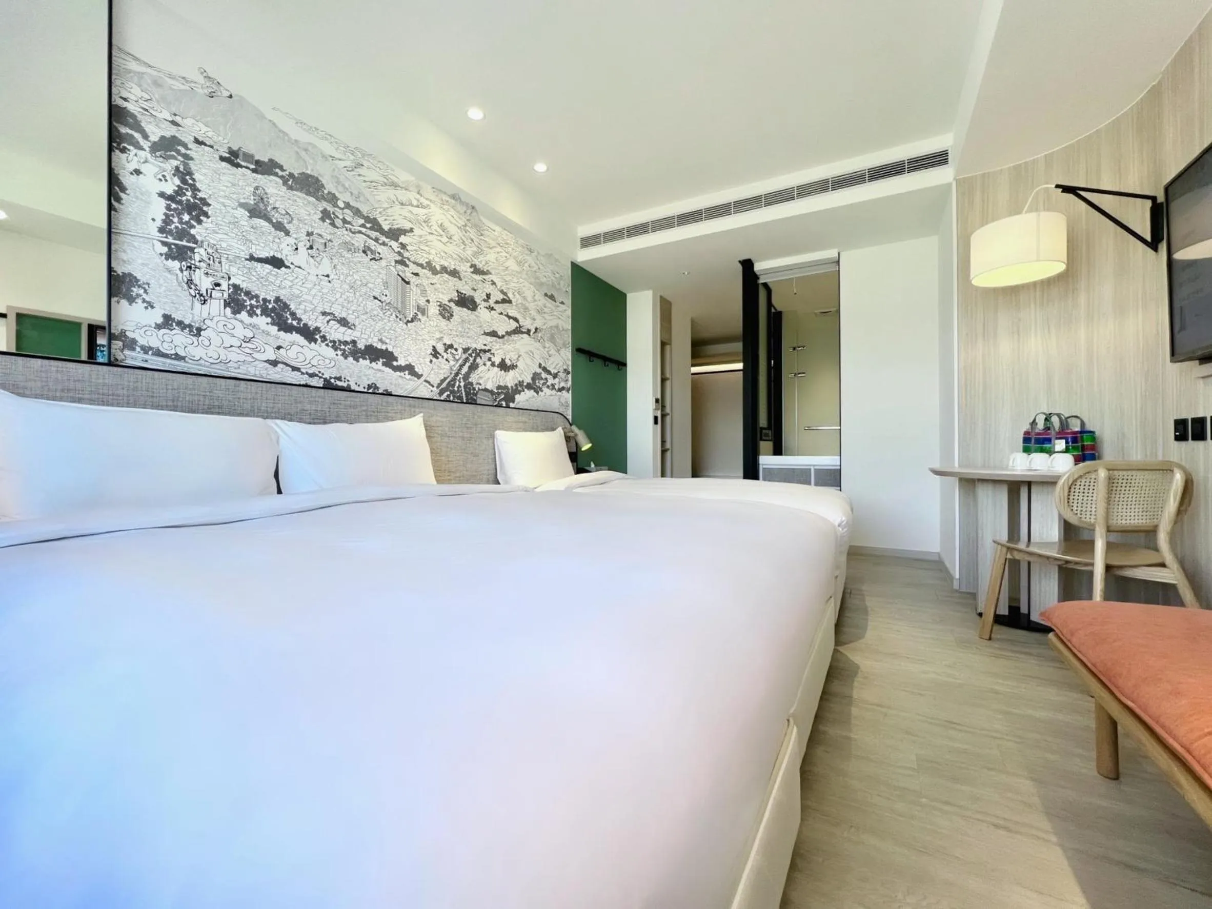 Photo of the whole room, Bed in Boutech JianTan Hotel