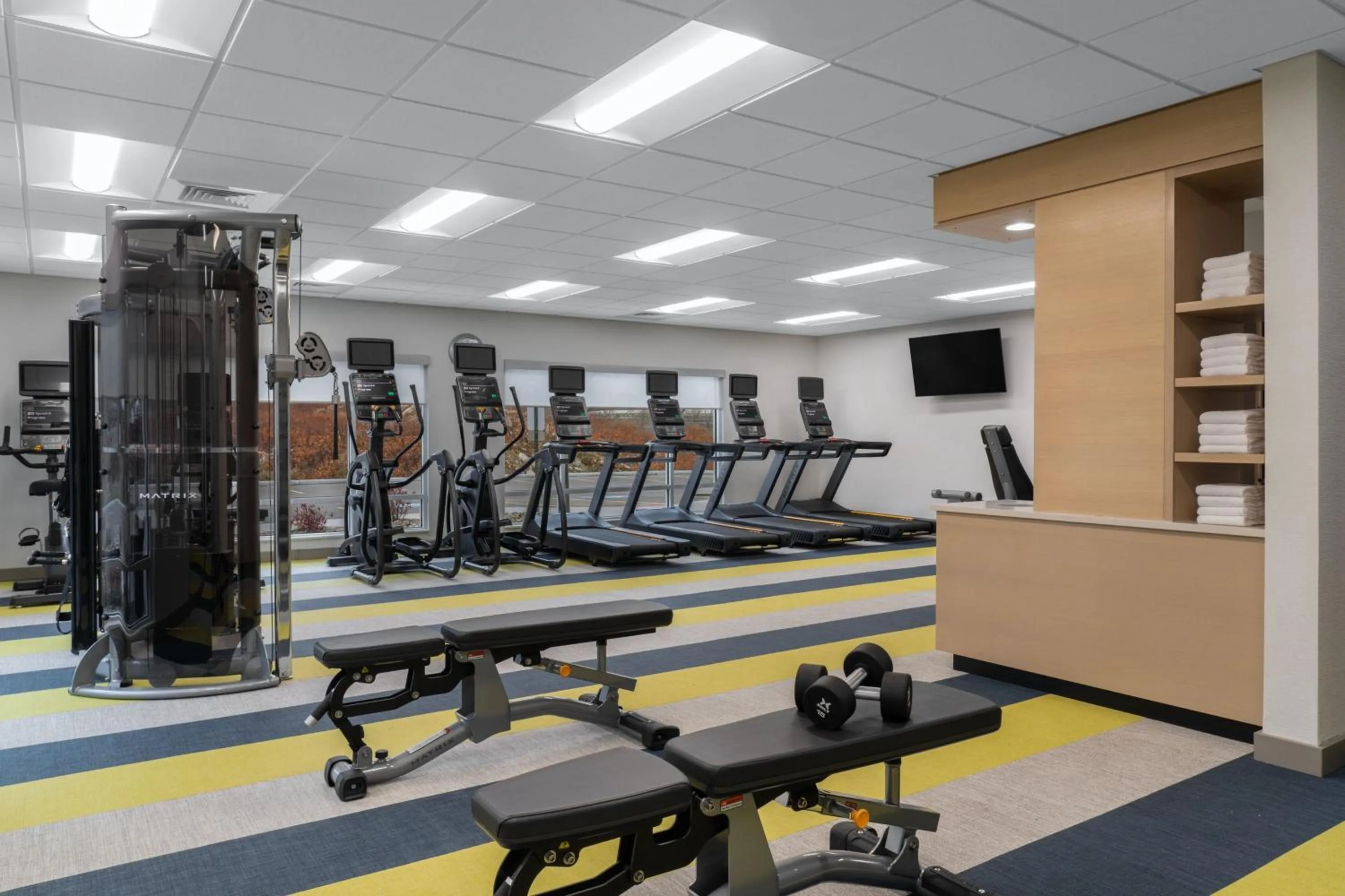 Fitness centre/facilities in TownePlace Suites by Marriott New Philadelphia