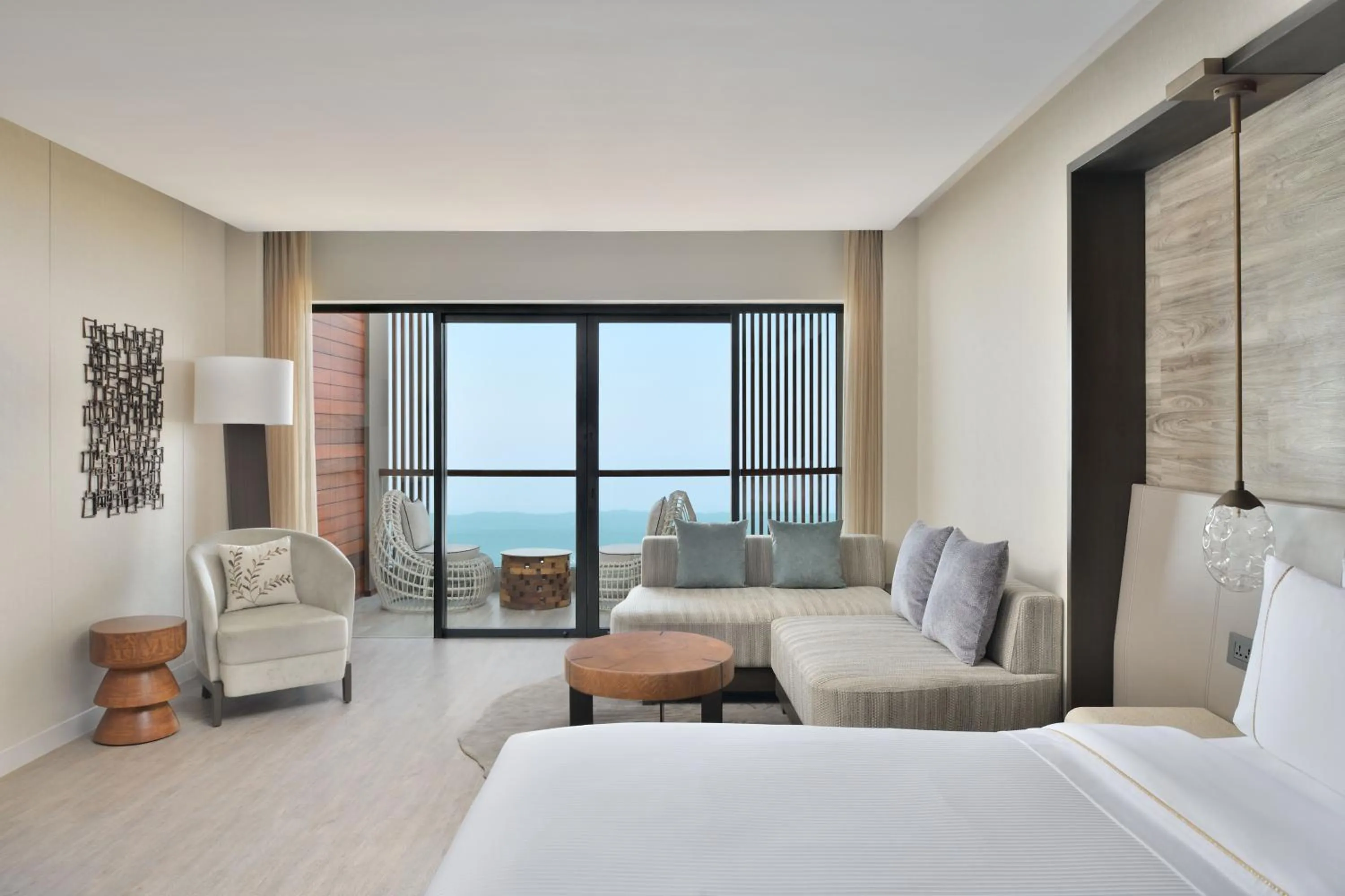 Seating area, Bed in The Westin Resort & Spa Himalayas