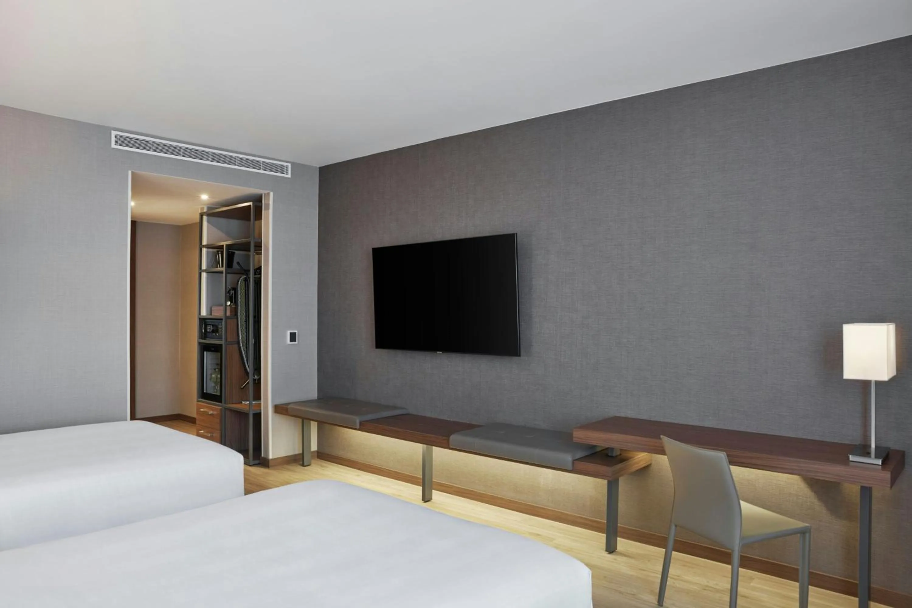 Photo of the whole room, Bed in AC Hotel by Marriott Saltillo