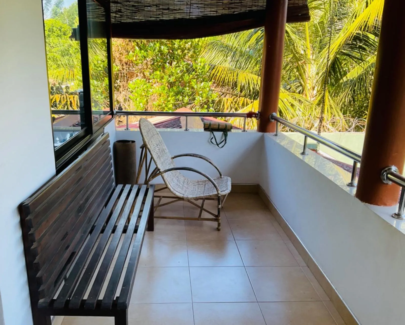 Balcony/Terrace in Serendip Villa Holiday Home Talalla Sri Lanka