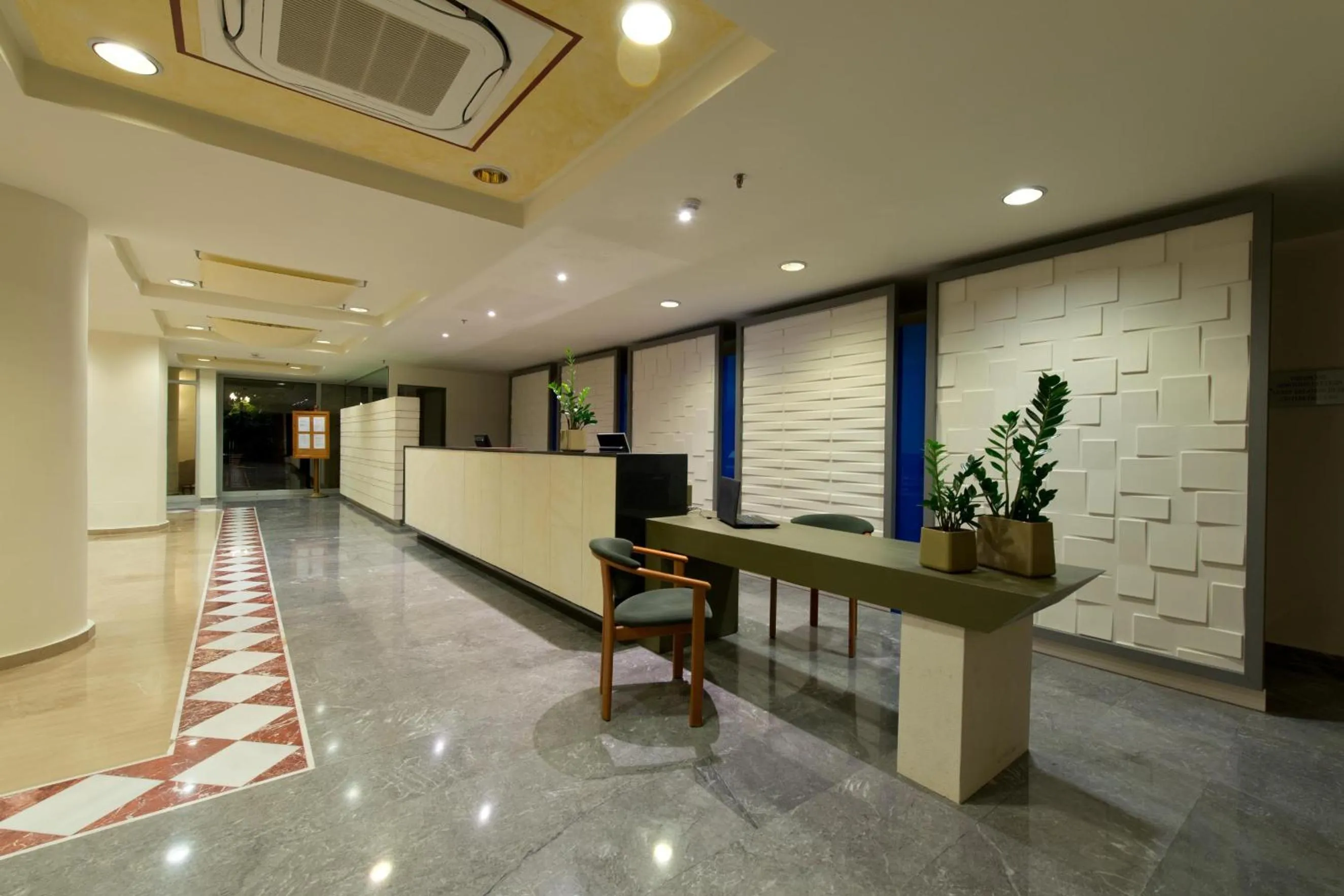 Lobby or reception in Minos Hotel