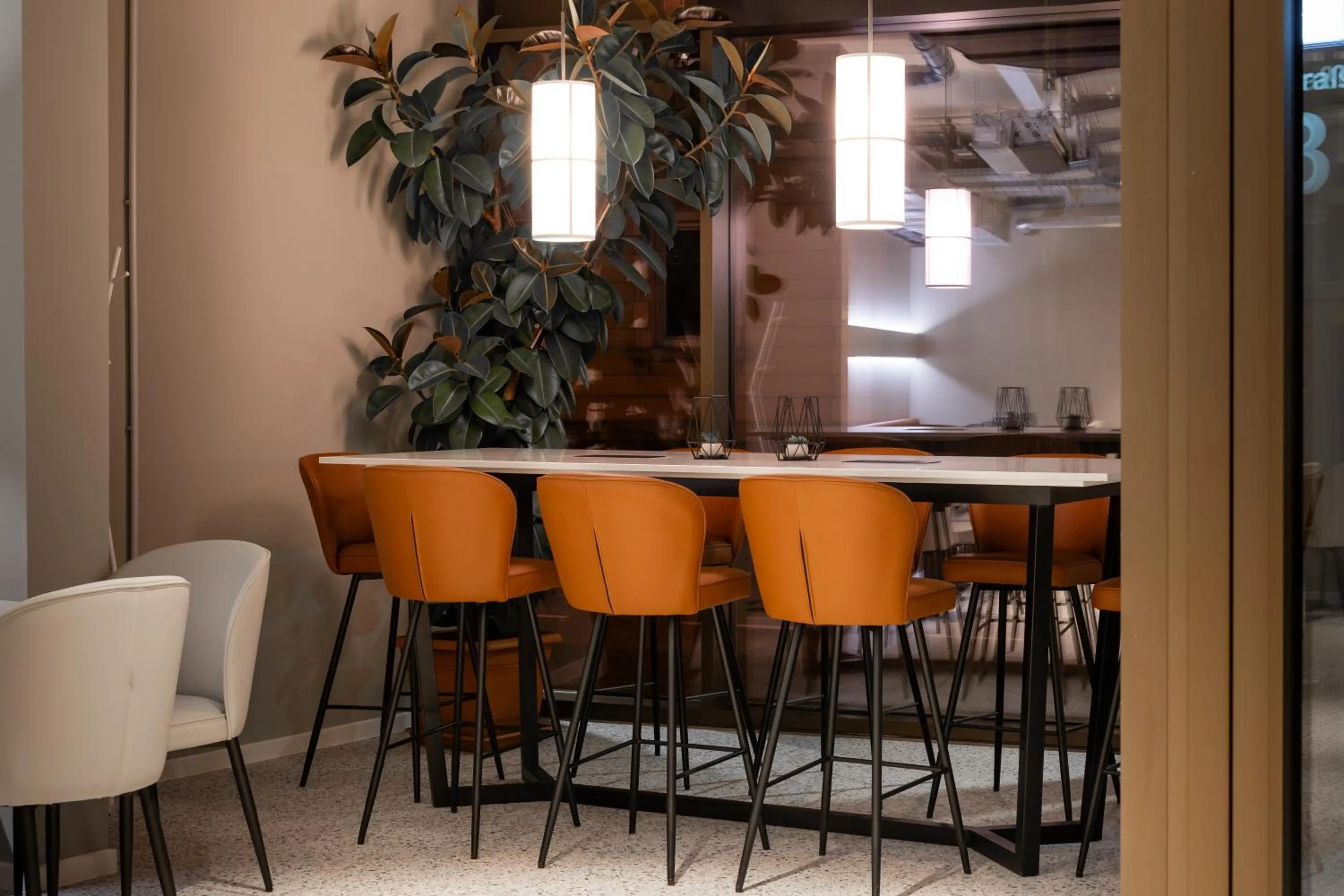 Lobby or reception in GINN Apartment-Hotel Stuttgart-Esslingen