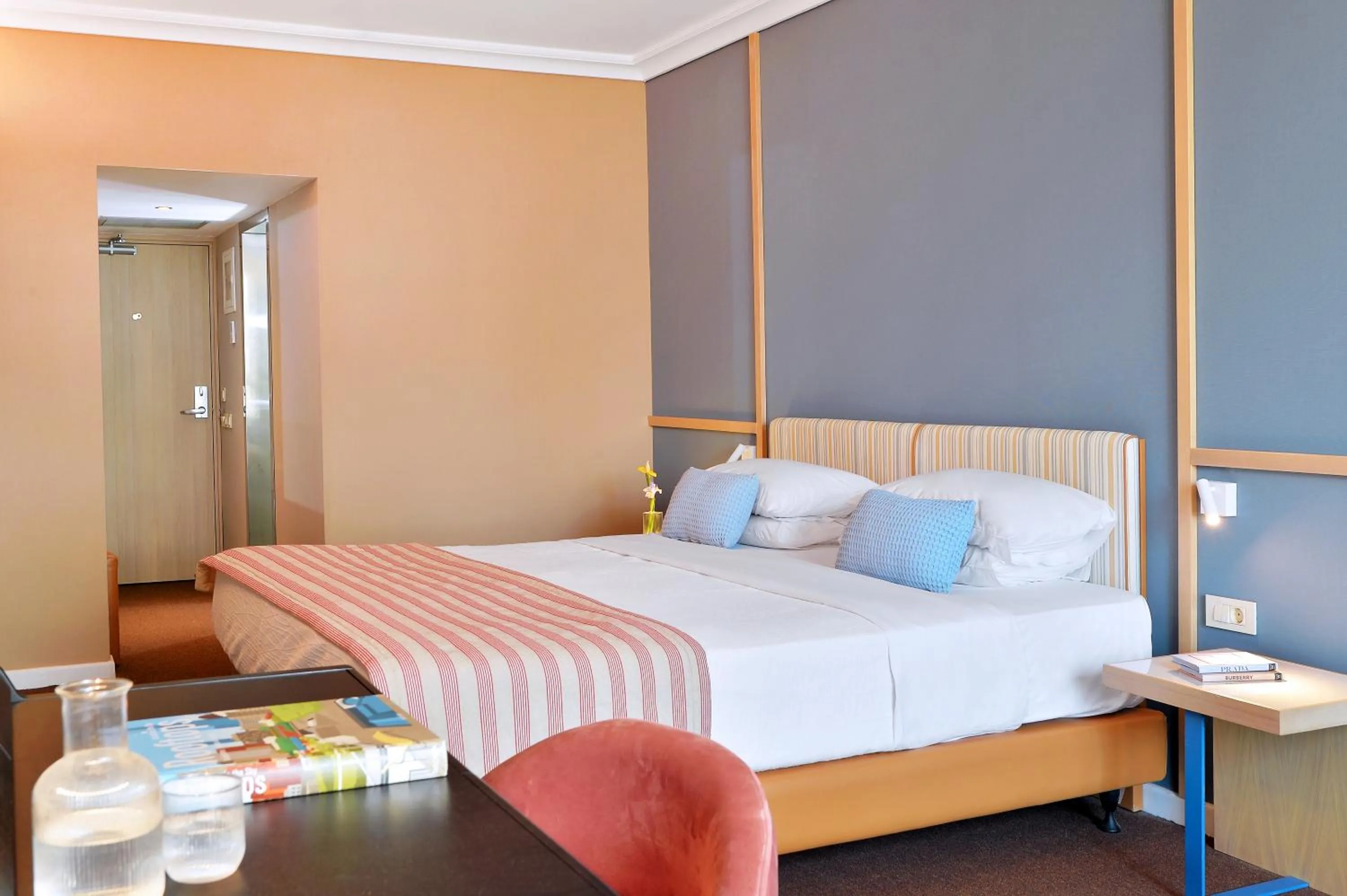 Bed in Airotel Alexandros