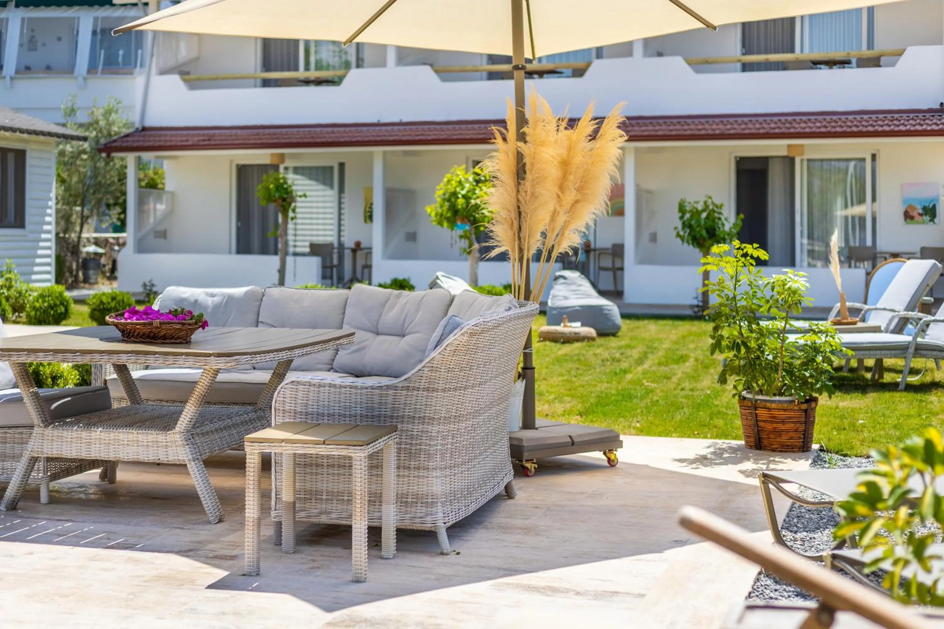 Garden in Base Selimiye