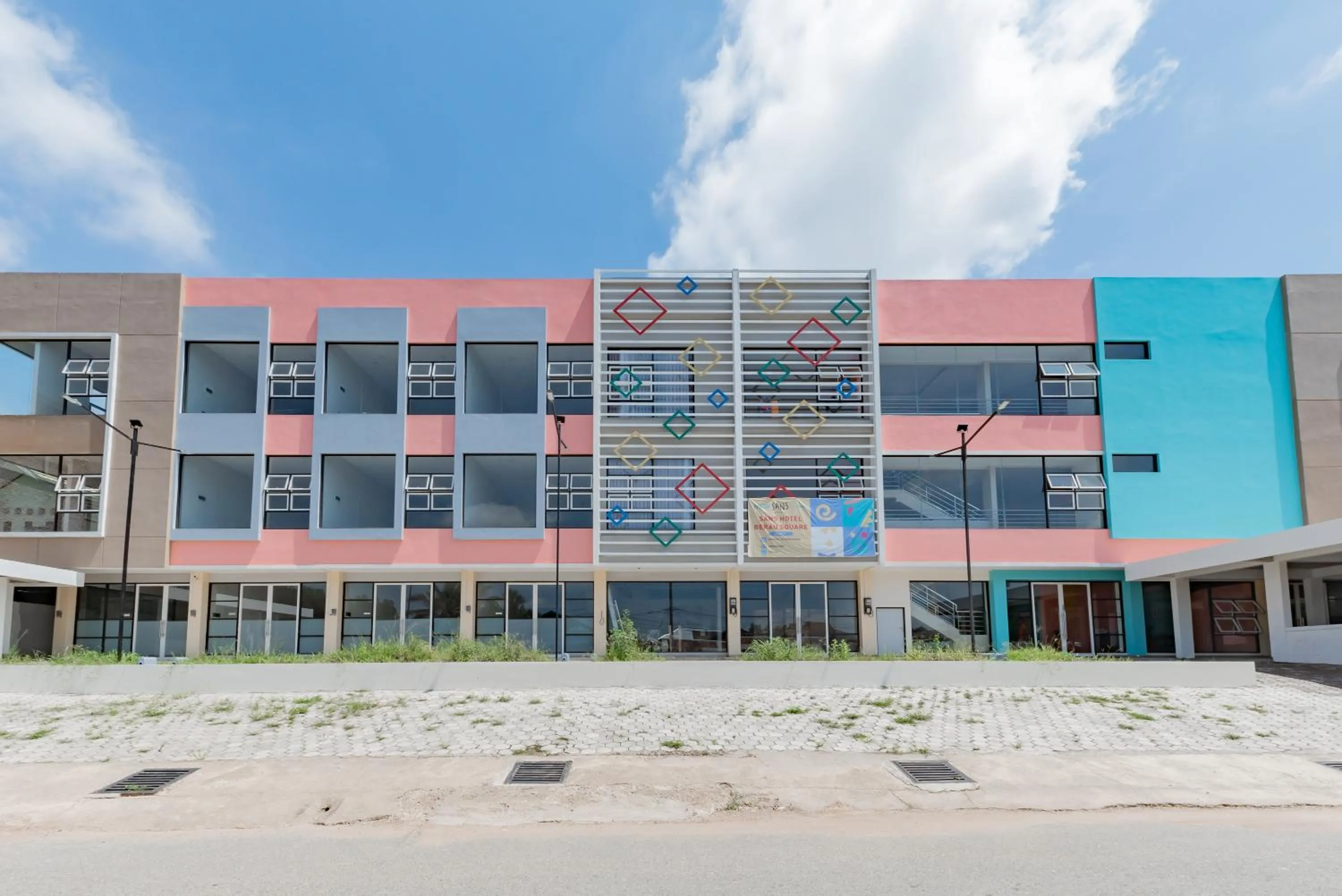 Property building in Sans Hotel Berau Square