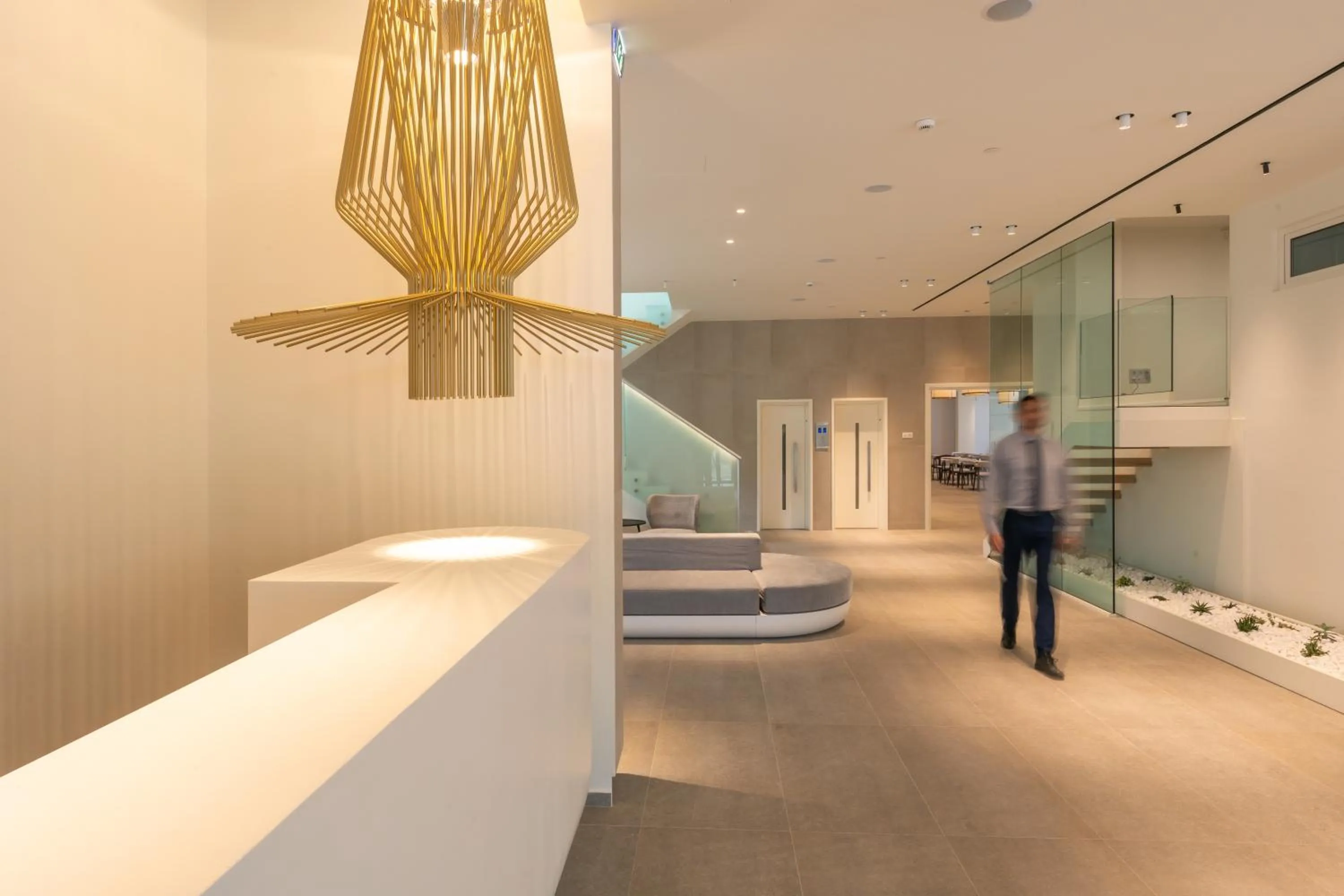 Lobby or reception in Emmantina Hotel