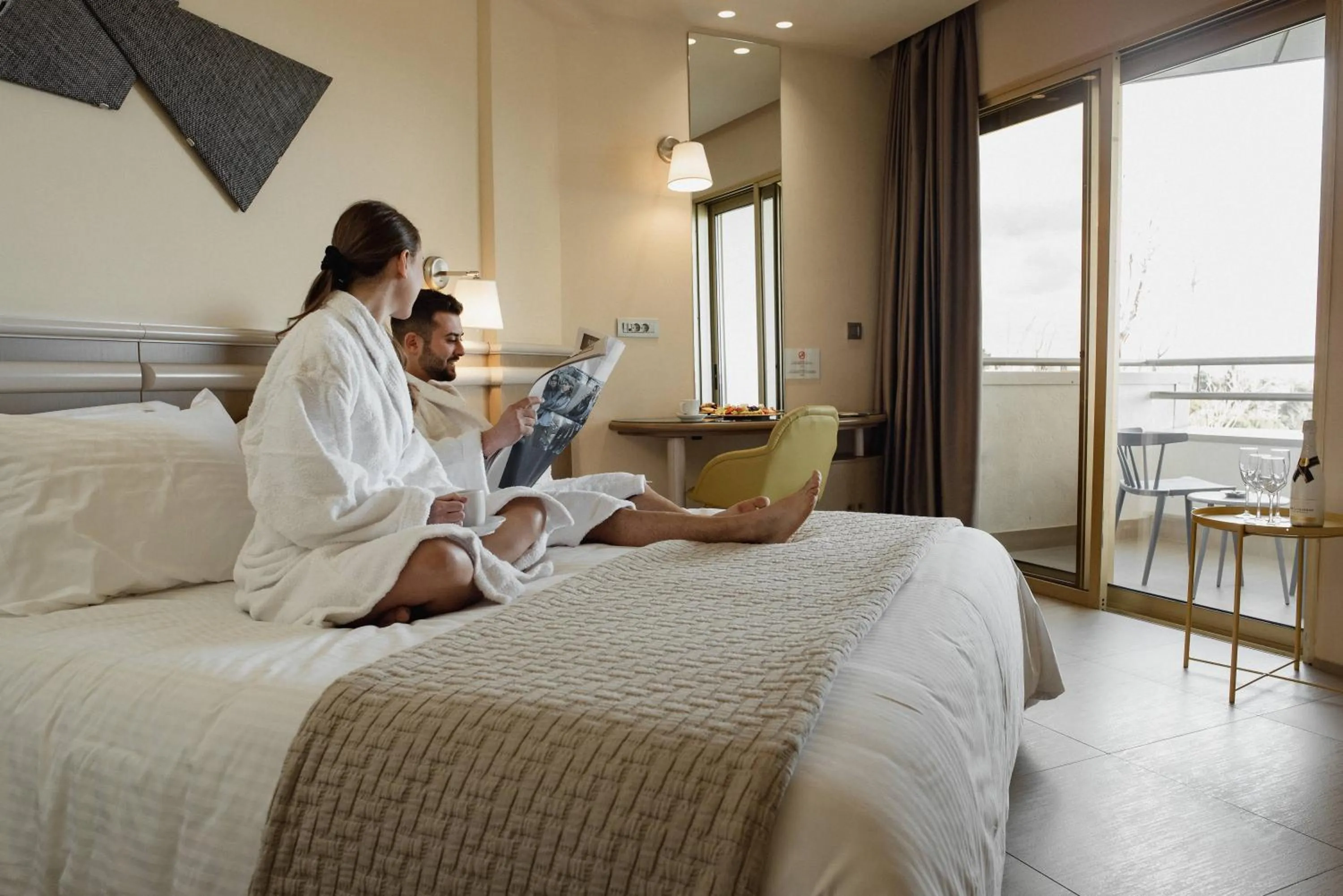 View (from property/room), Bed in Emmantina Hotel