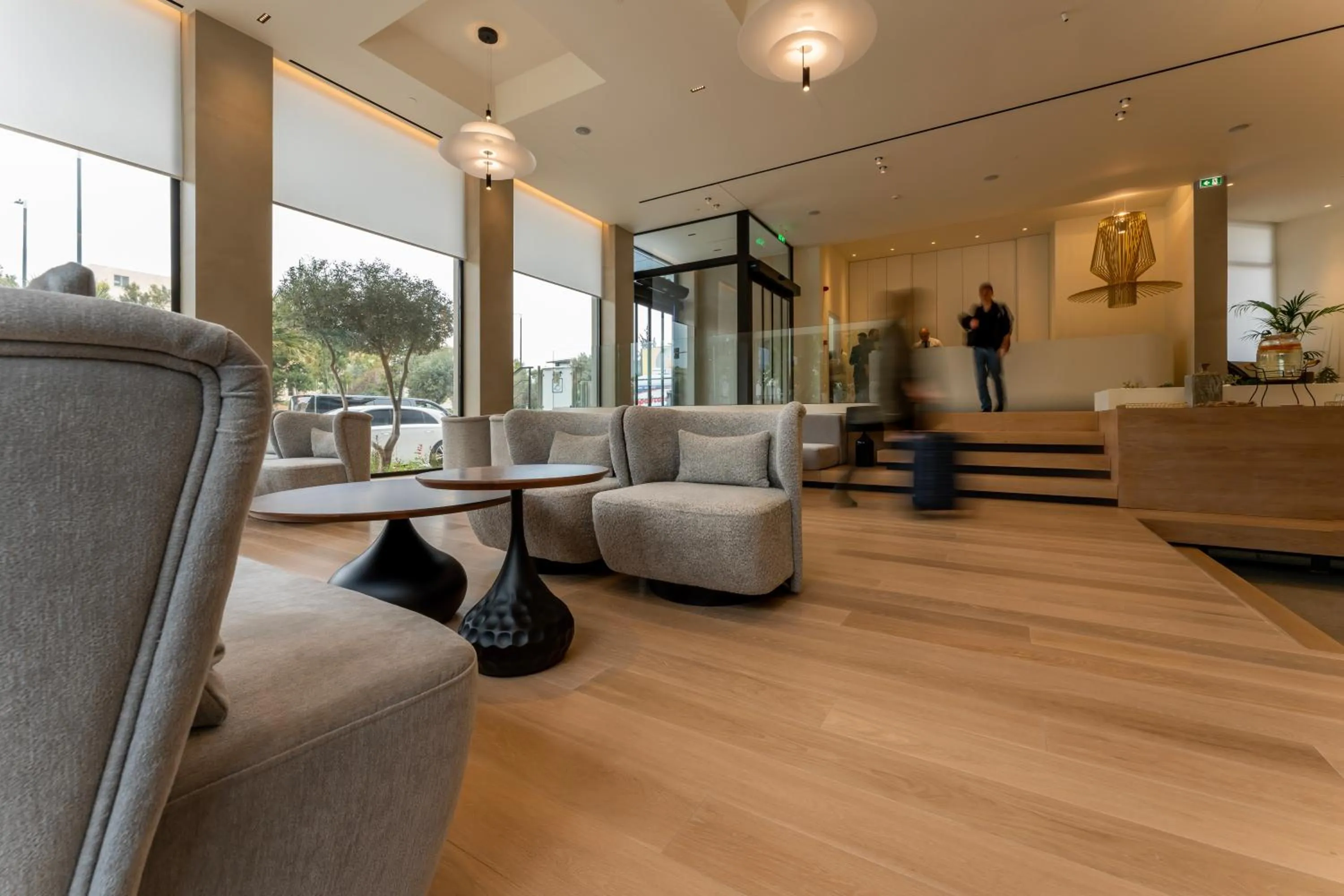 Seating area in Emmantina Hotel