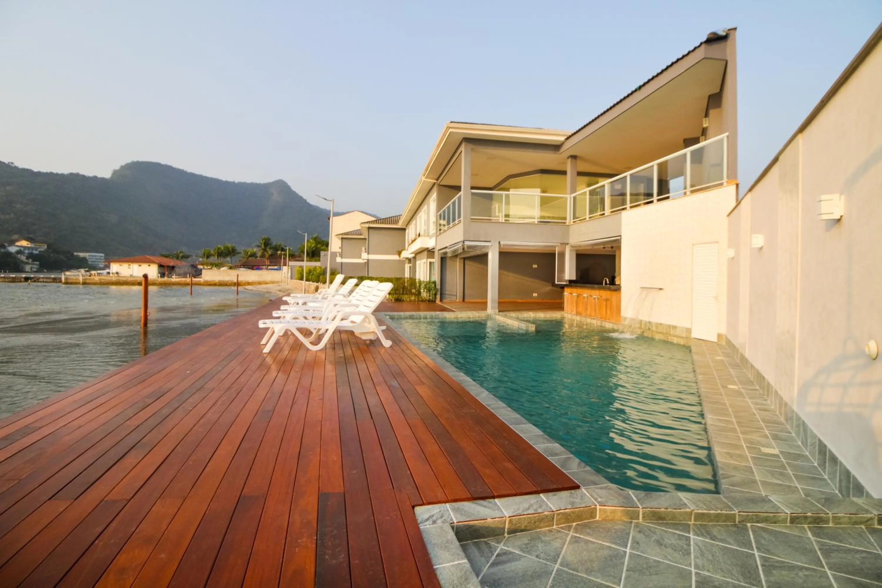 Pool view in VELINN Pousada Angra Sunset