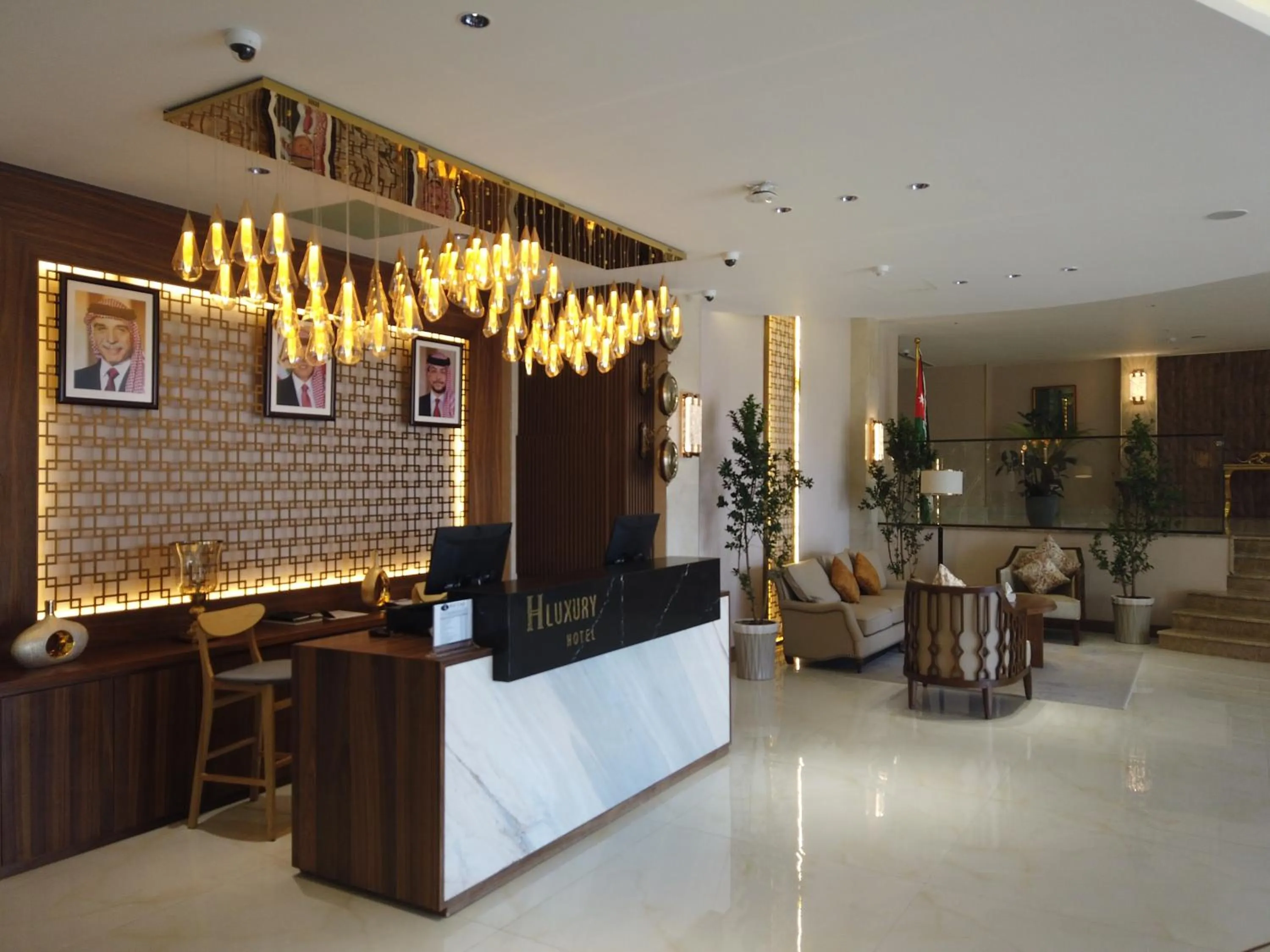 Lobby or reception in H Luxury Hotel