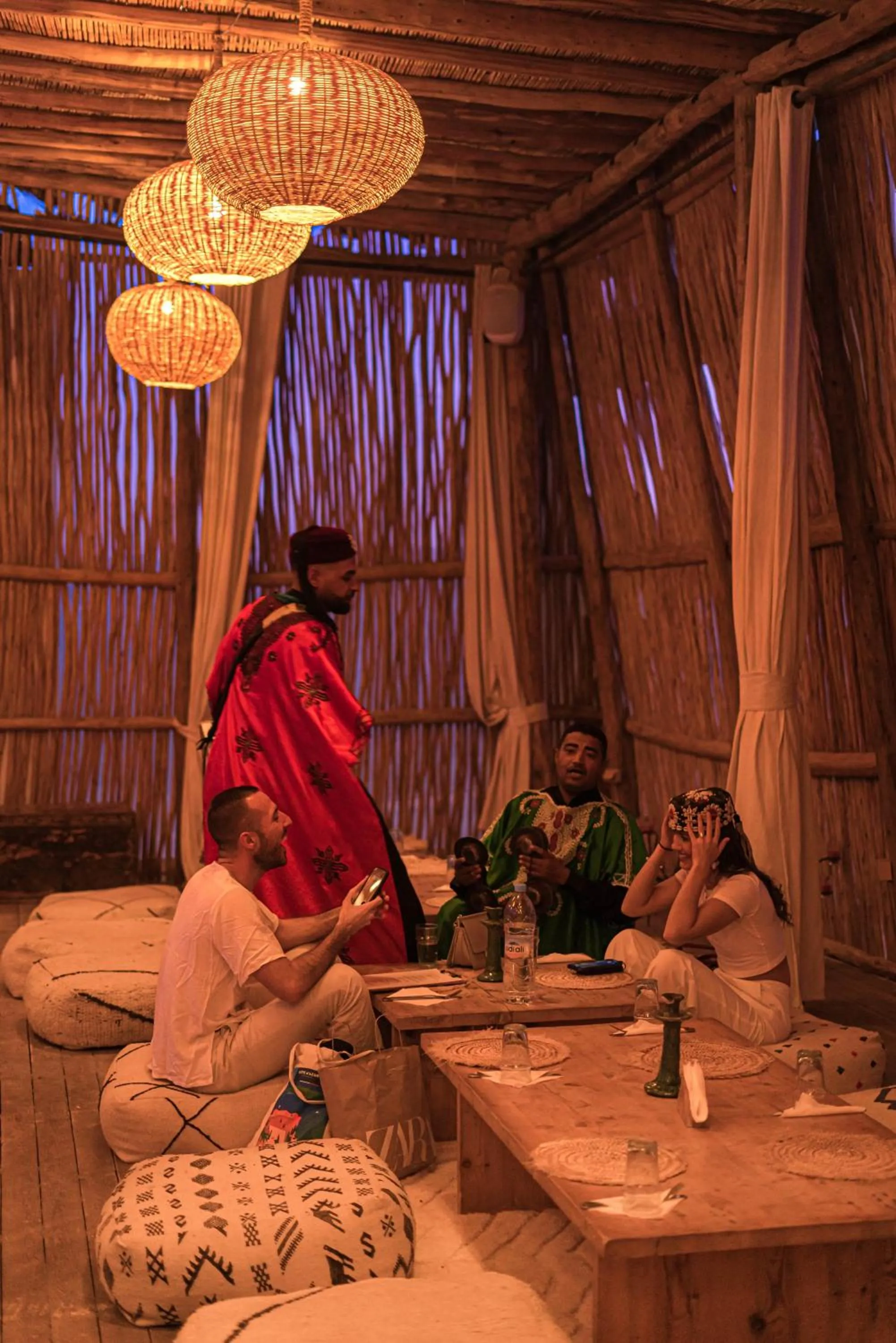 Evening entertainment in Alkamar Camp Agafay