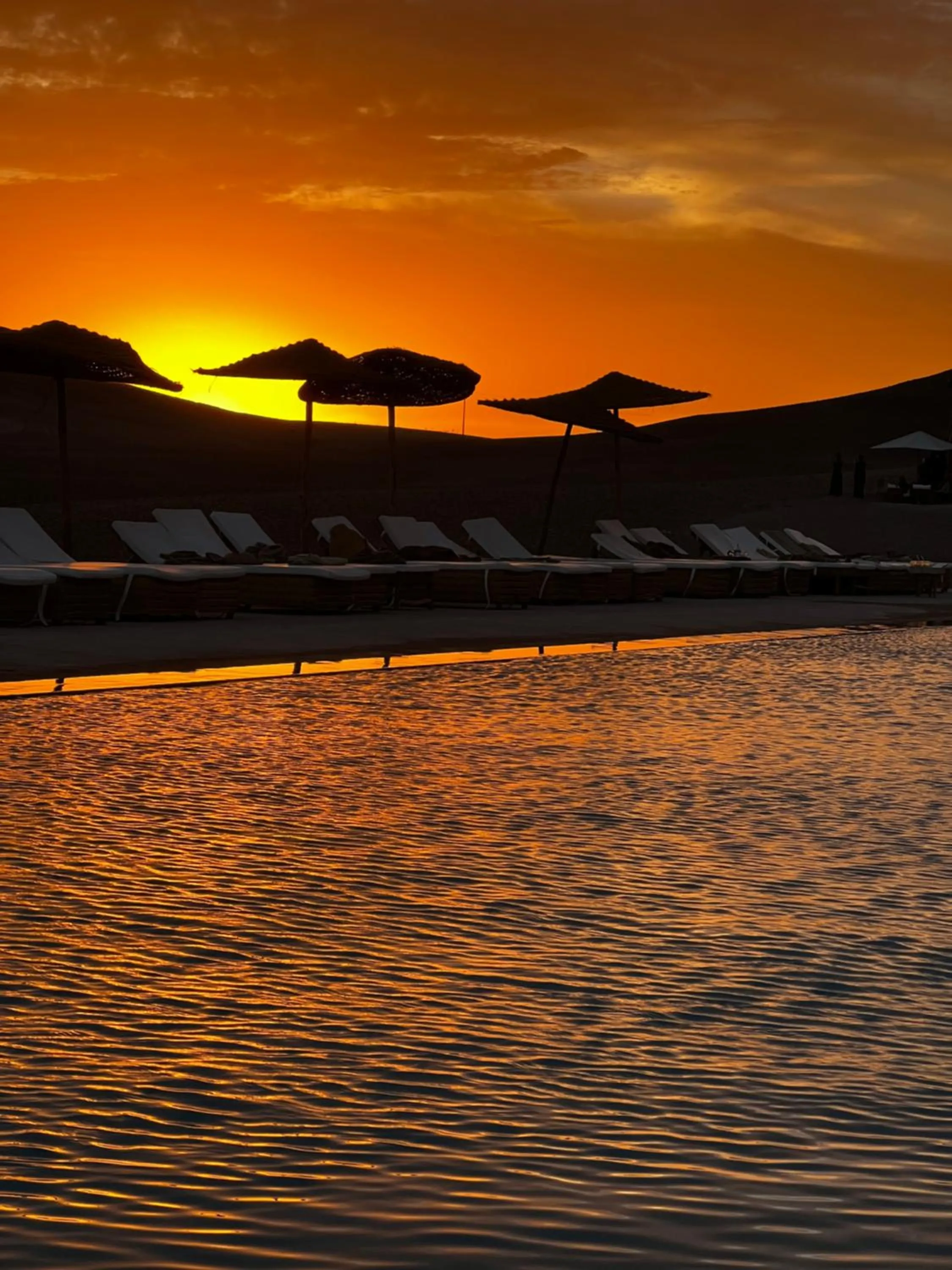 Natural landscape in Alkamar Camp Agafay