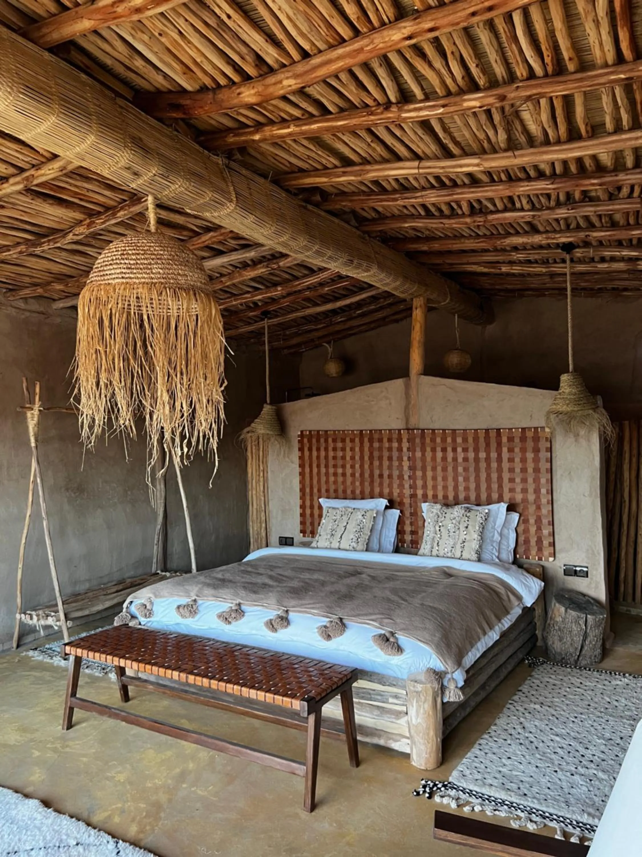 Bed in Alkamar Camp Agafay