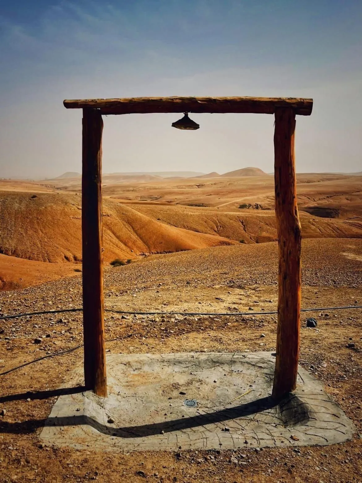 Shower in Alkamar Camp Agafay