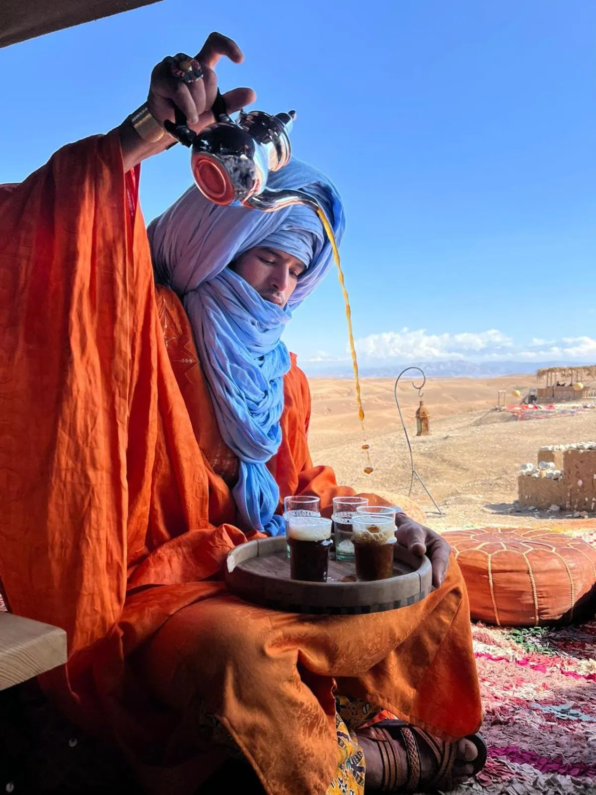 Balcony/Terrace in Alkamar Camp Agafay