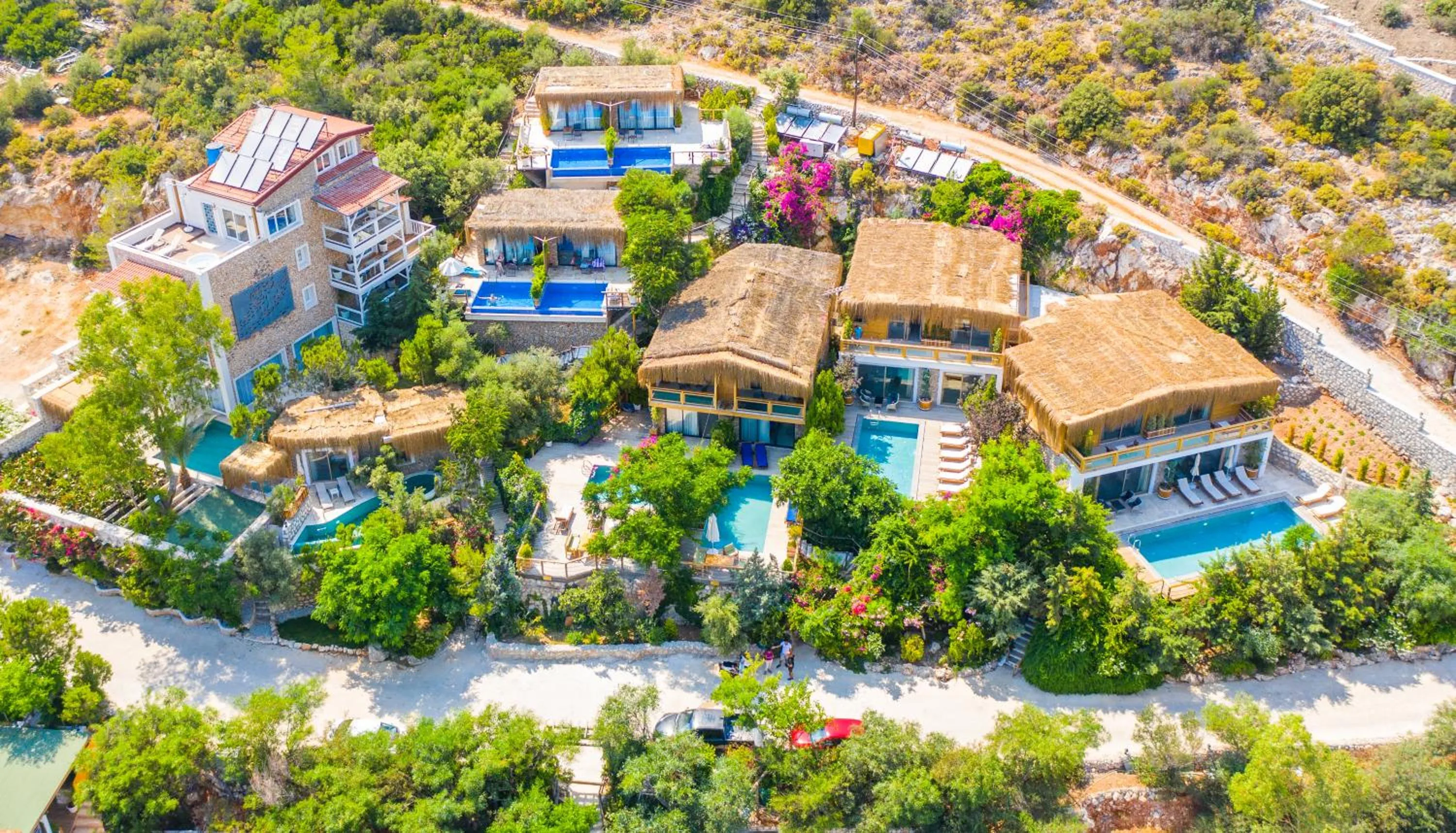 Bird's eye view in Likya Gardens Hotel