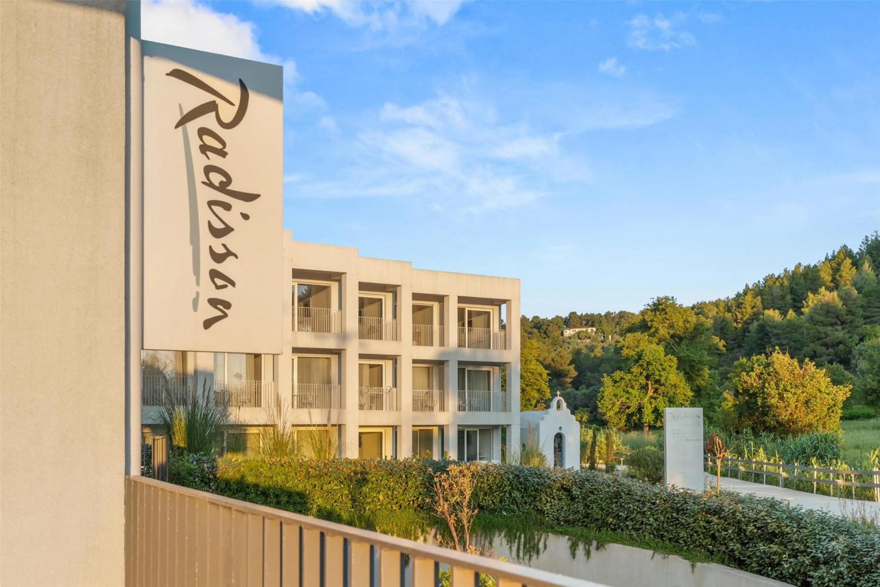 Property building in Radisson Resort Plaza Skiathos