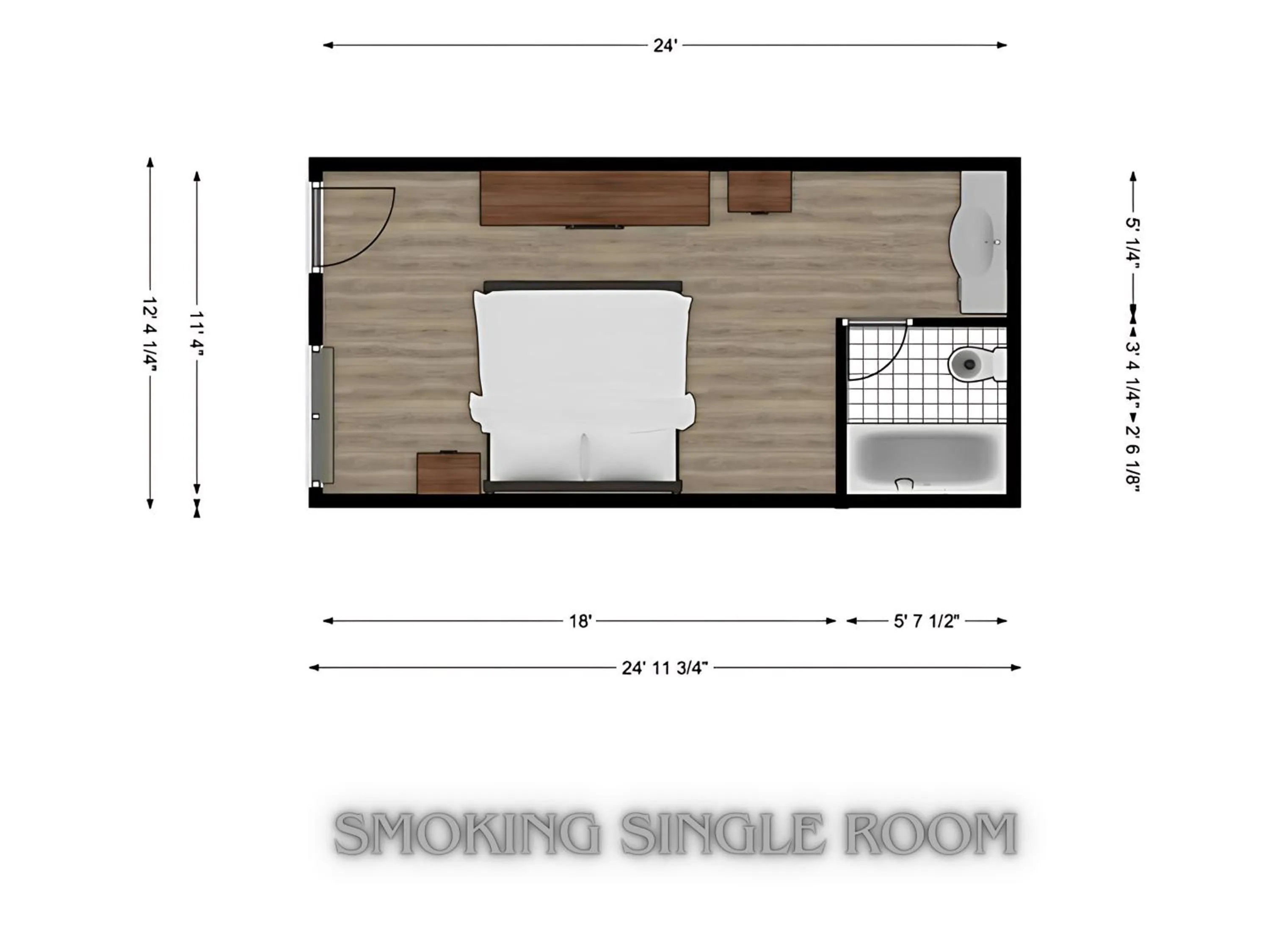 Floor plan in American Inn and Suites - Atlanta Airport Jonesboro I-75
