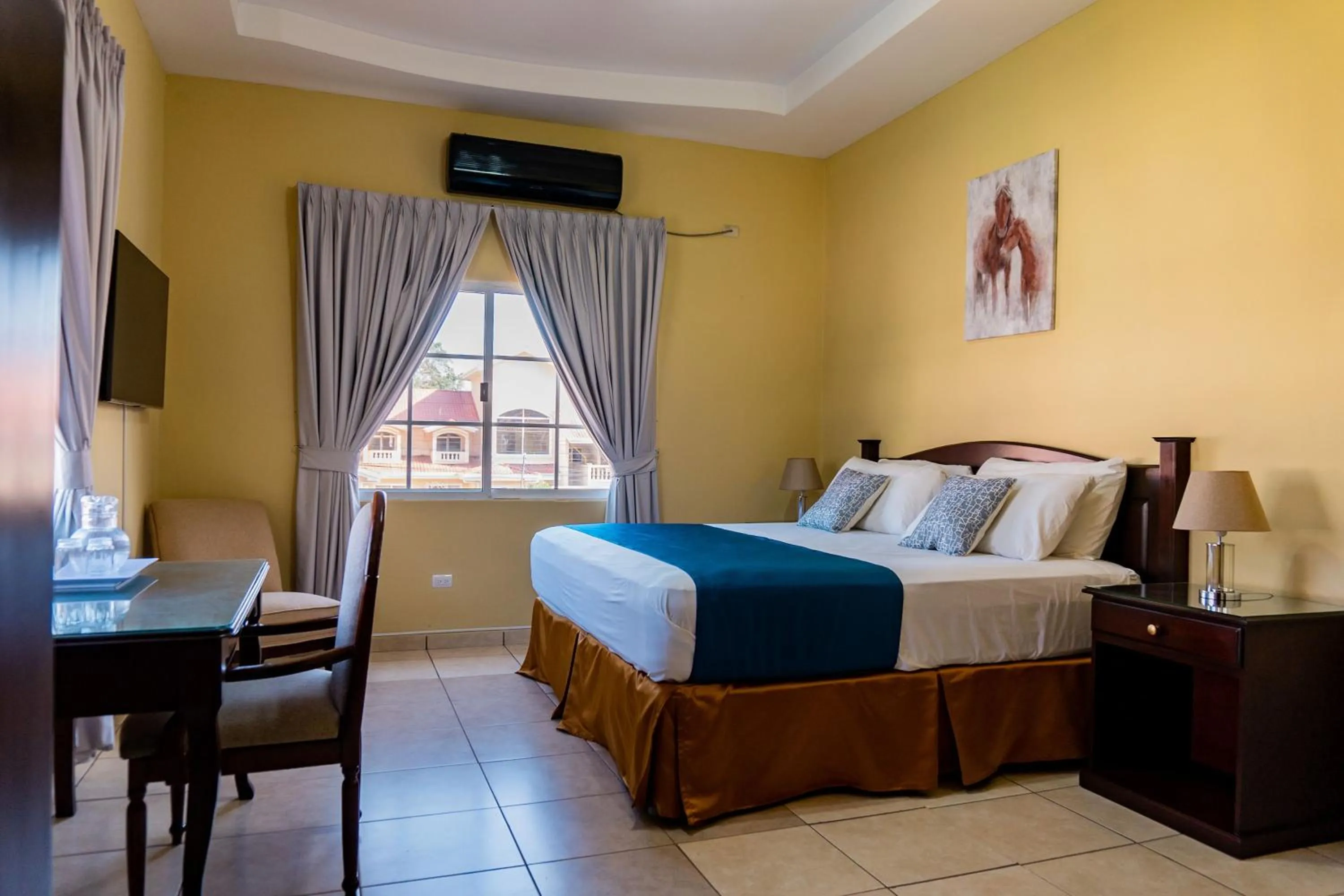 Bed in Art Hotel Boutique