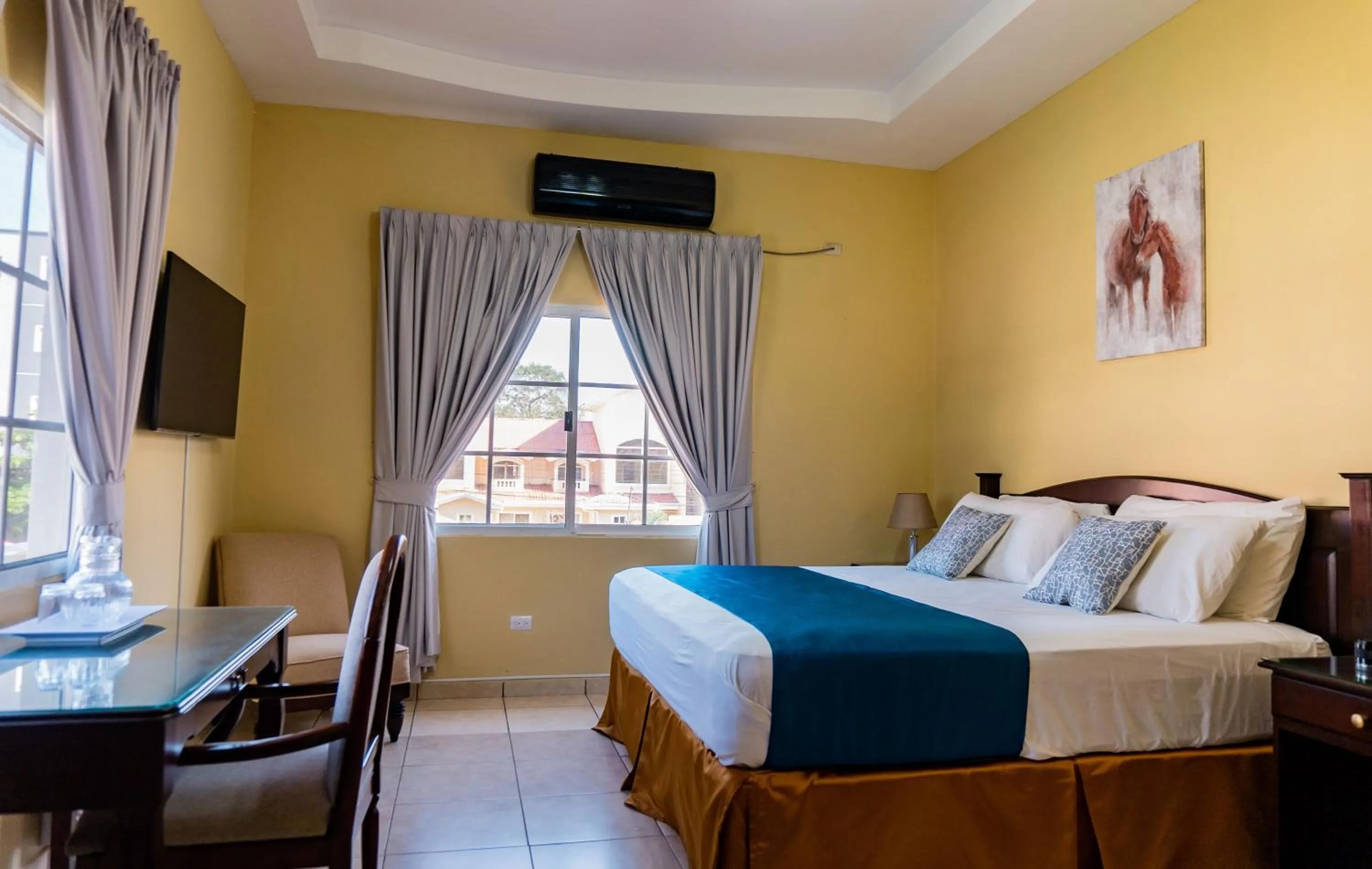 Bed in Art Hotel Boutique