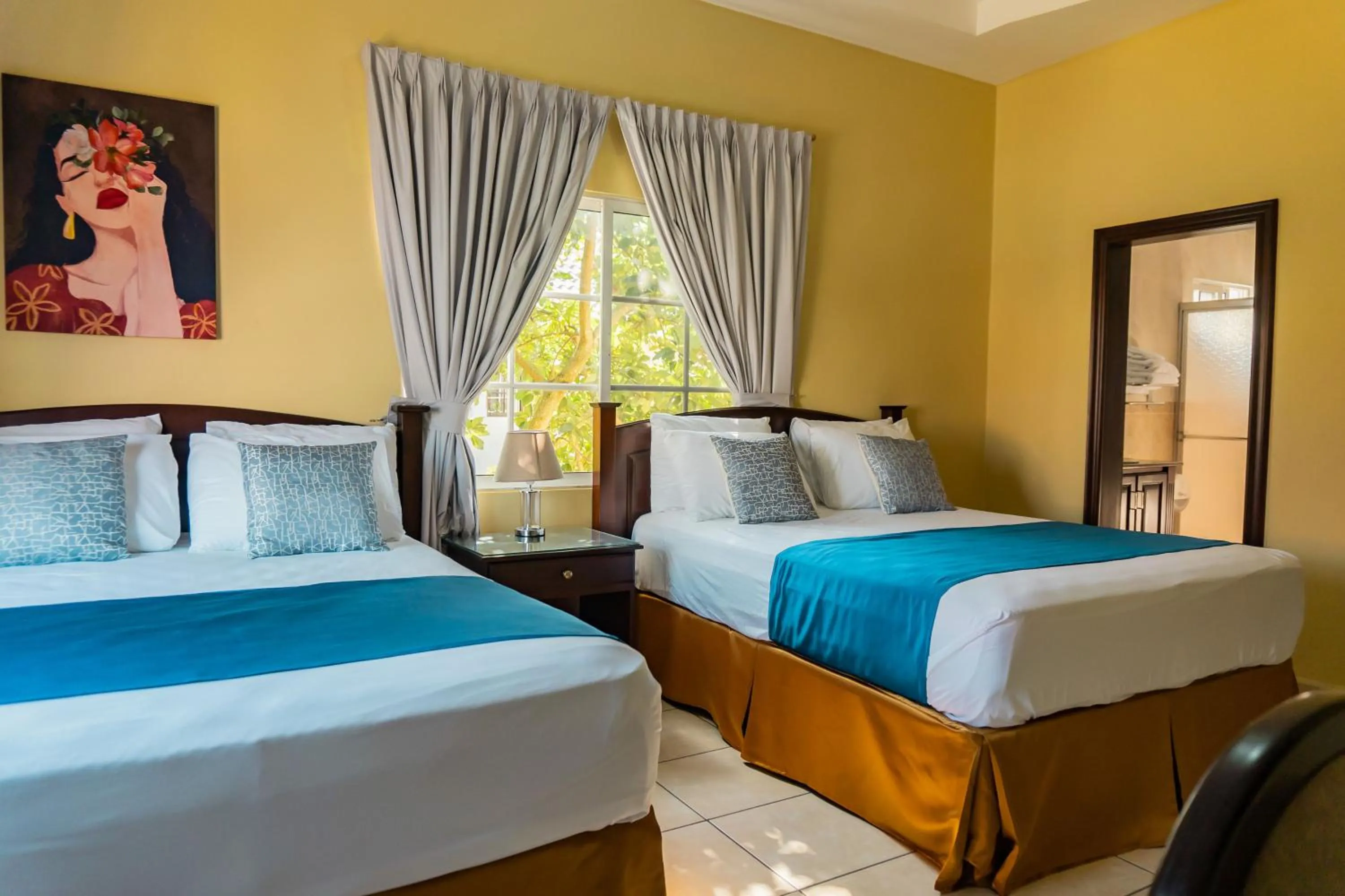 Bed in Art Hotel Boutique