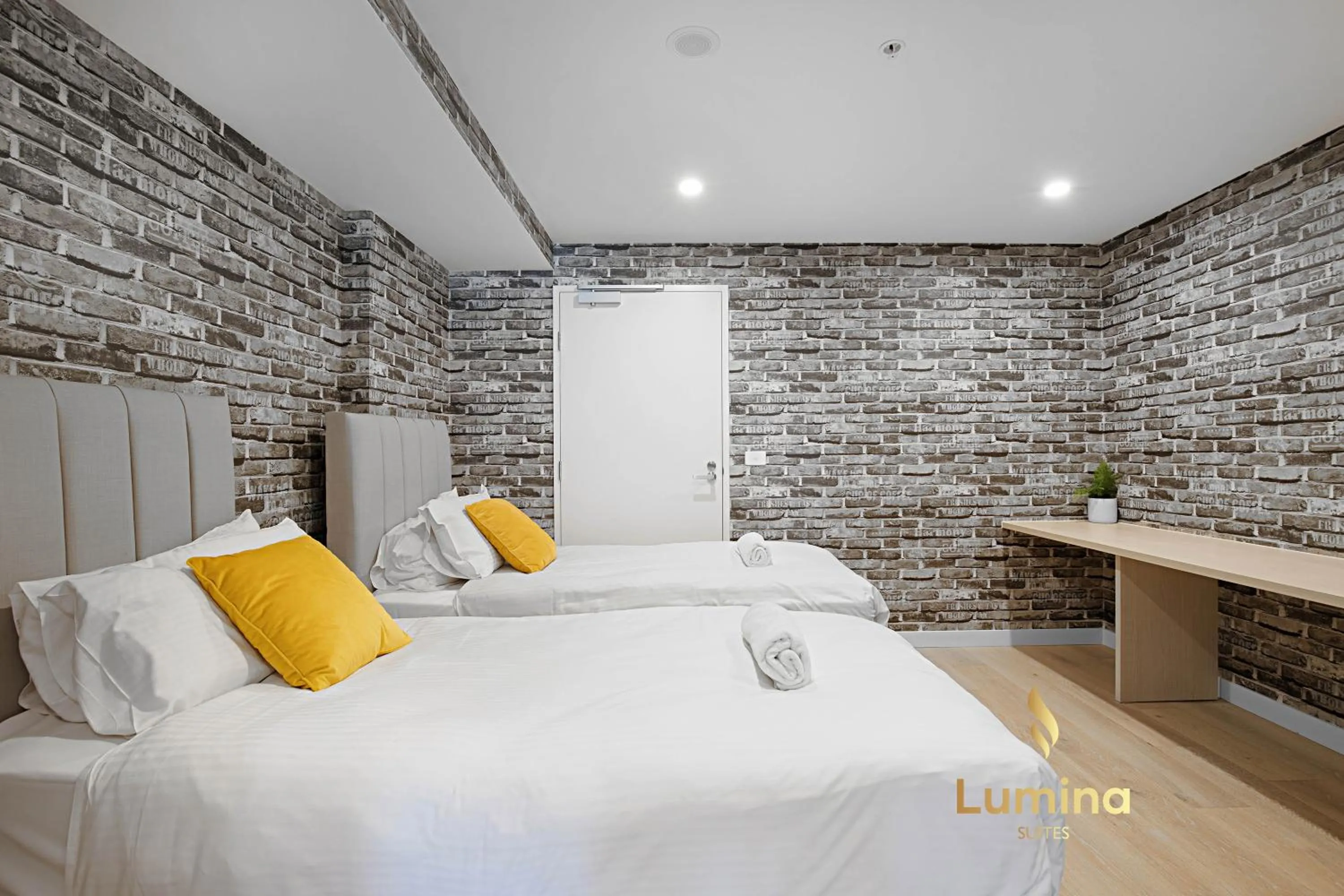 Bedroom, Bed in Lumina Suites