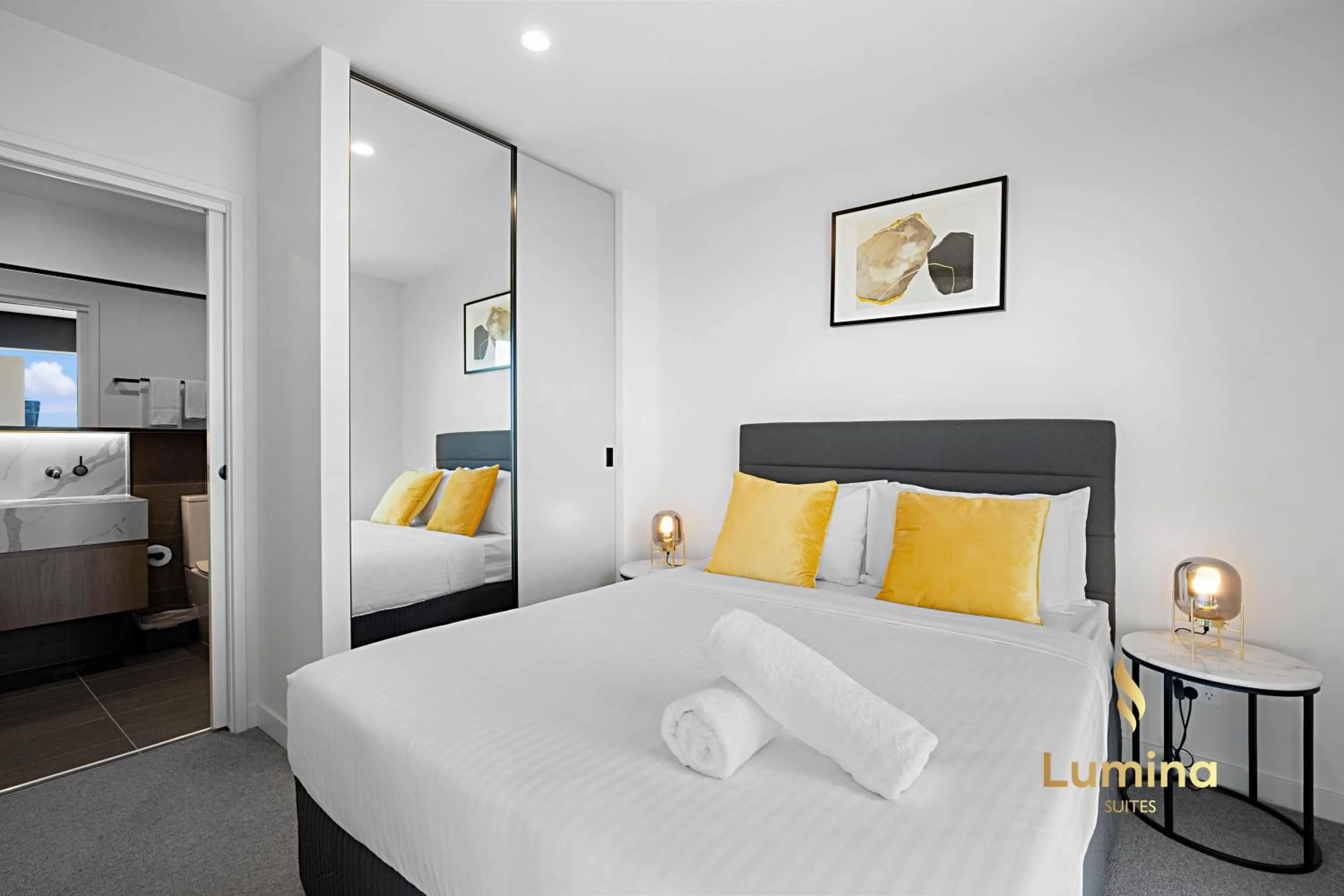 Bed in Lumina Suites