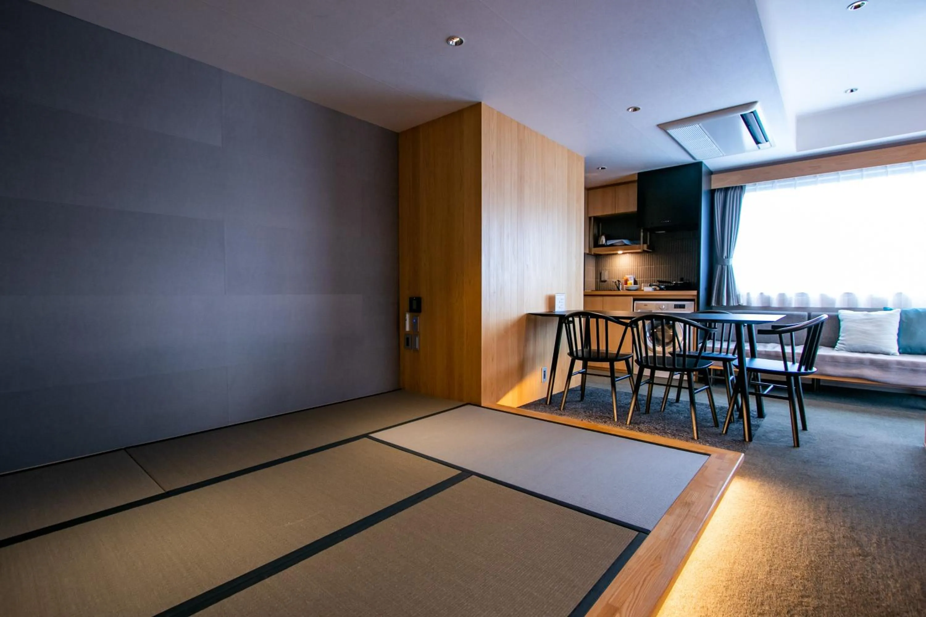 Dining area in THE MACHIYA SHINSEN-EN