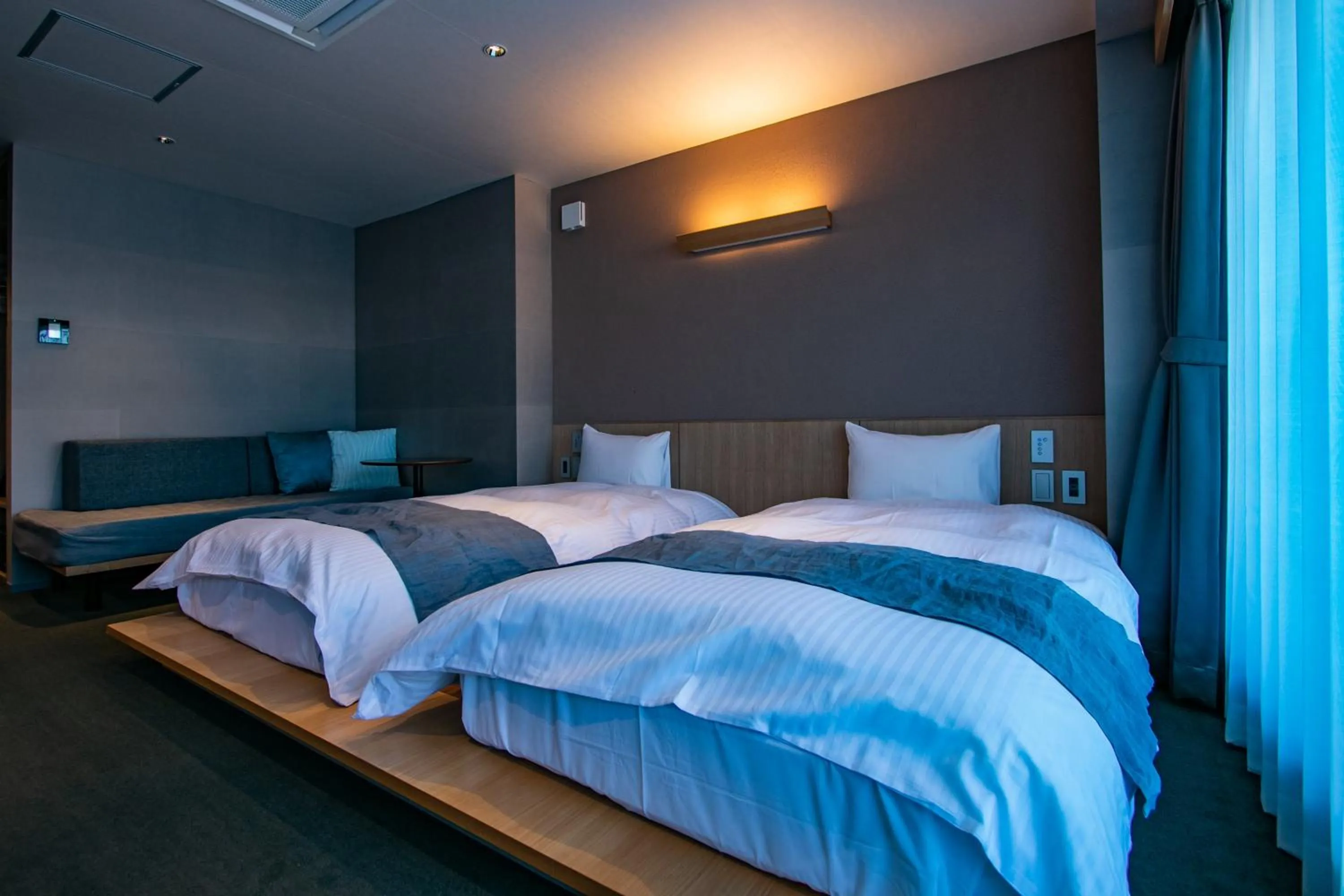 Bed in THE MACHIYA SHINSEN-EN