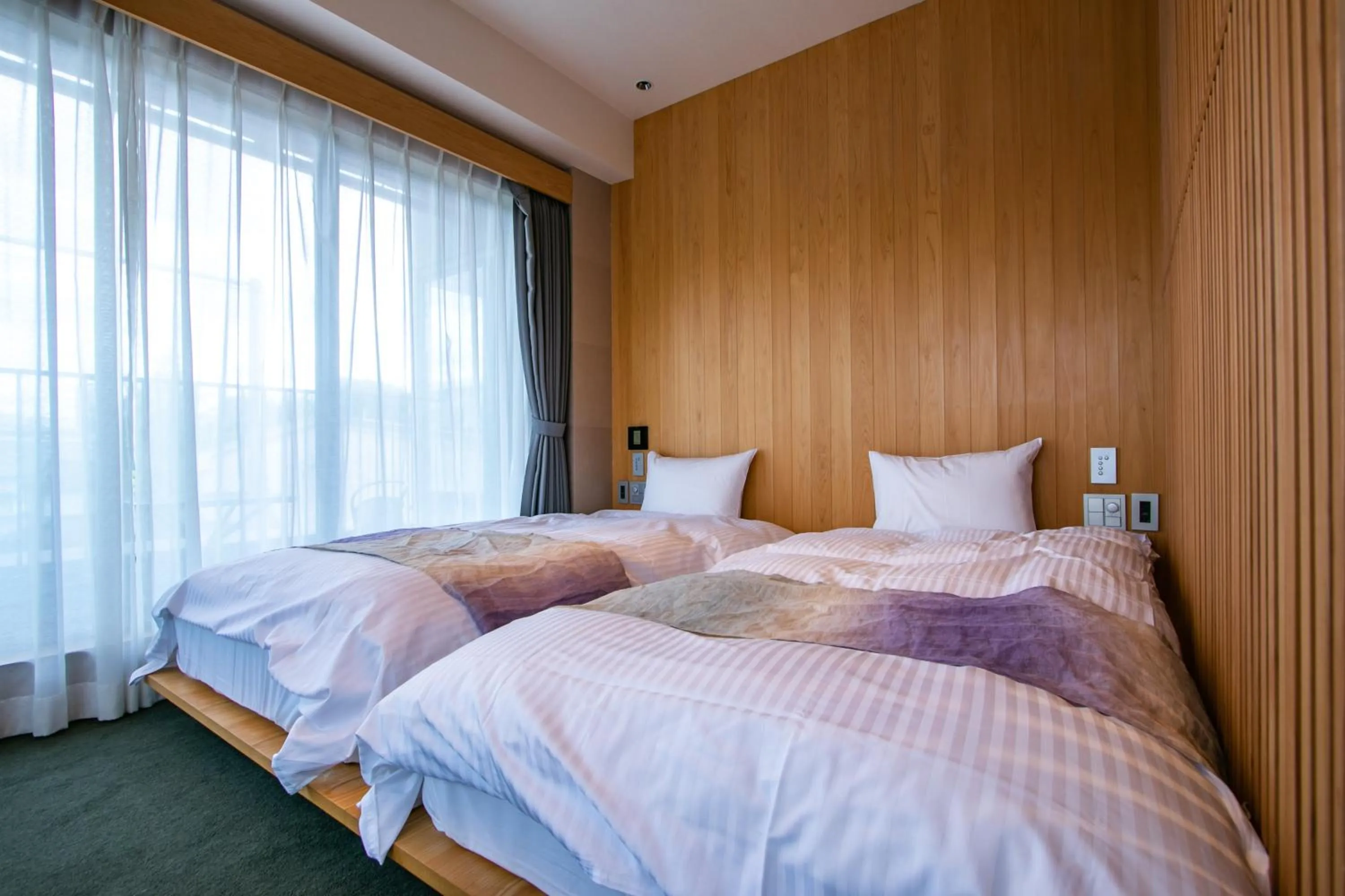 Bed in THE MACHIYA SHINSEN-EN