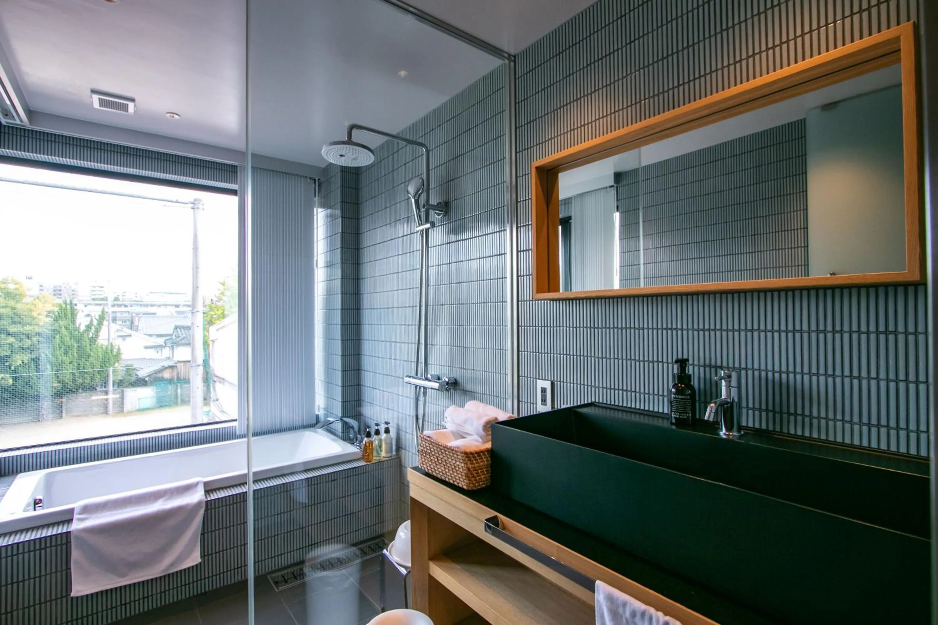Bedroom, Bathroom in THE MACHIYA SHINSEN-EN
