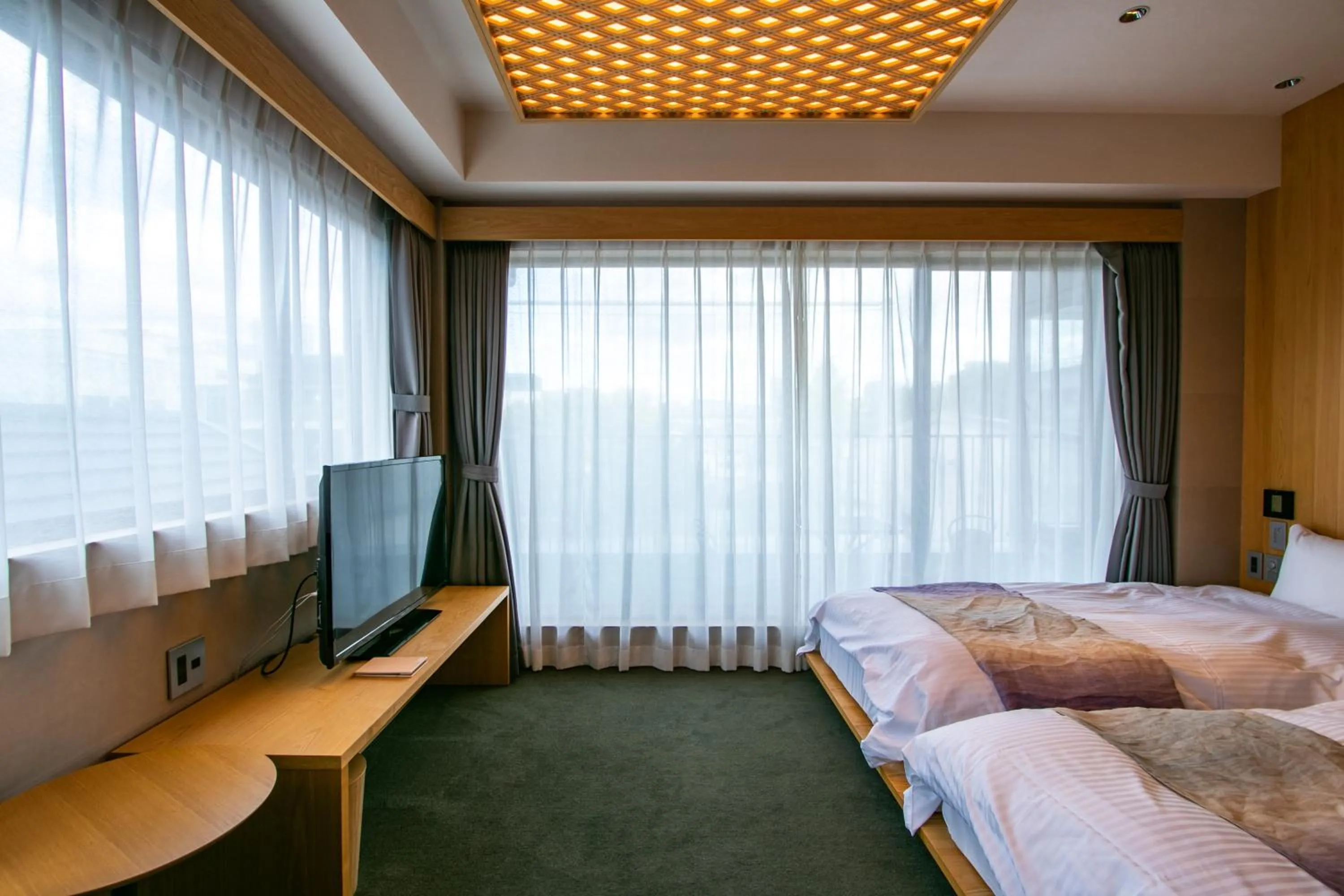 Bed in THE MACHIYA SHINSEN-EN