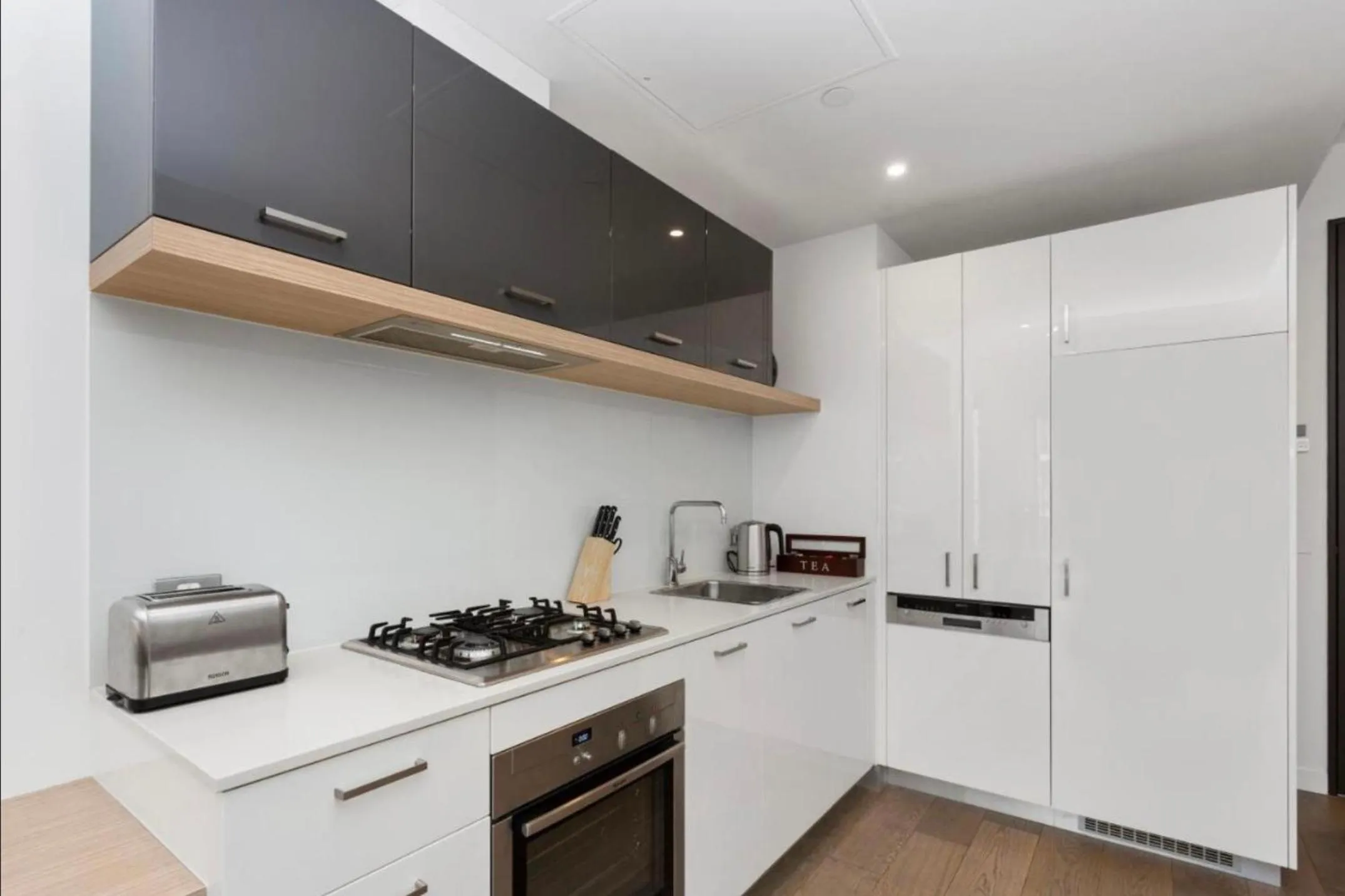 Kitchen or kitchenette in Sandy Hill apartment, Sandringham