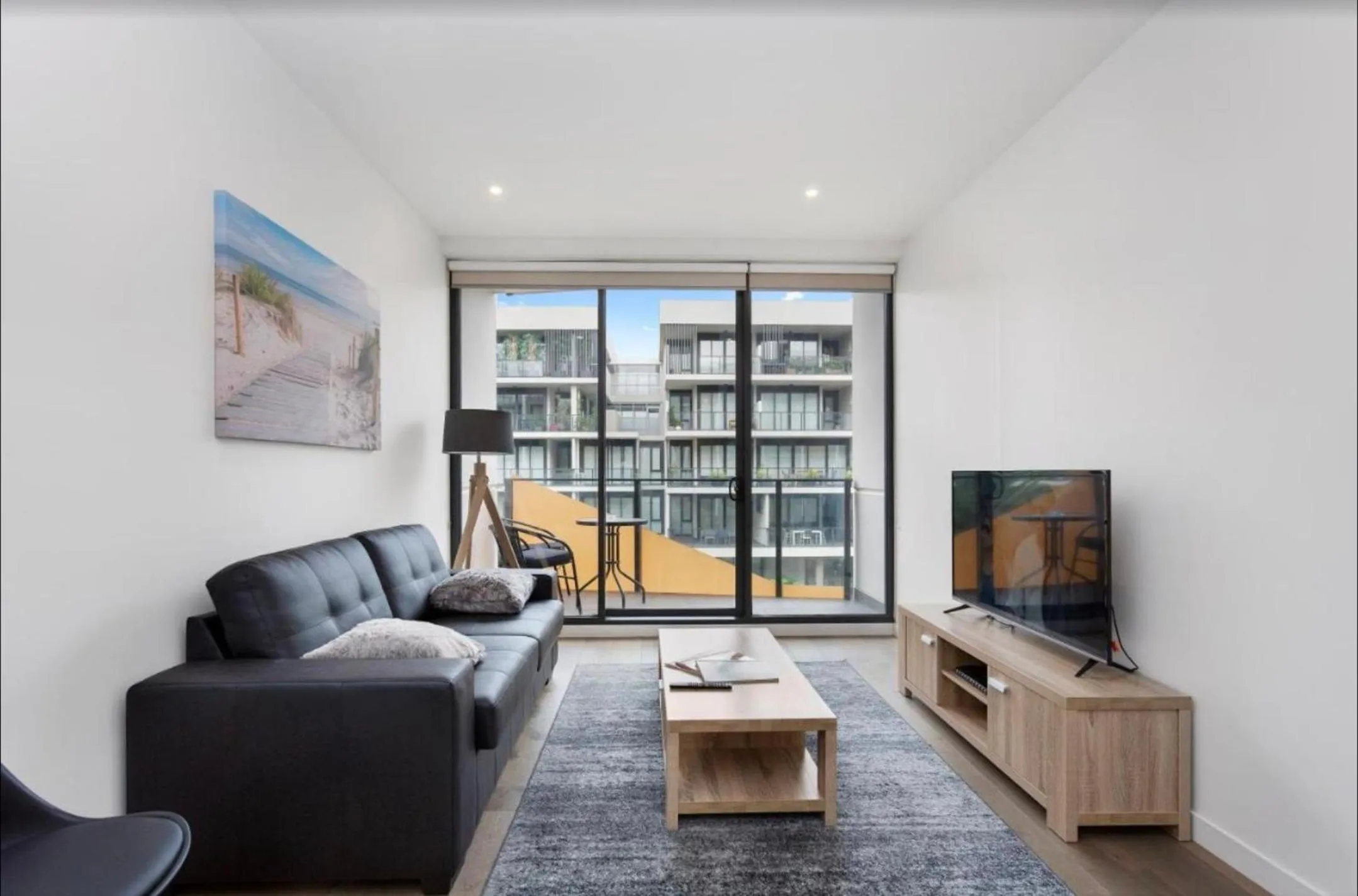 Living room in Sandy Hill apartment, Sandringham