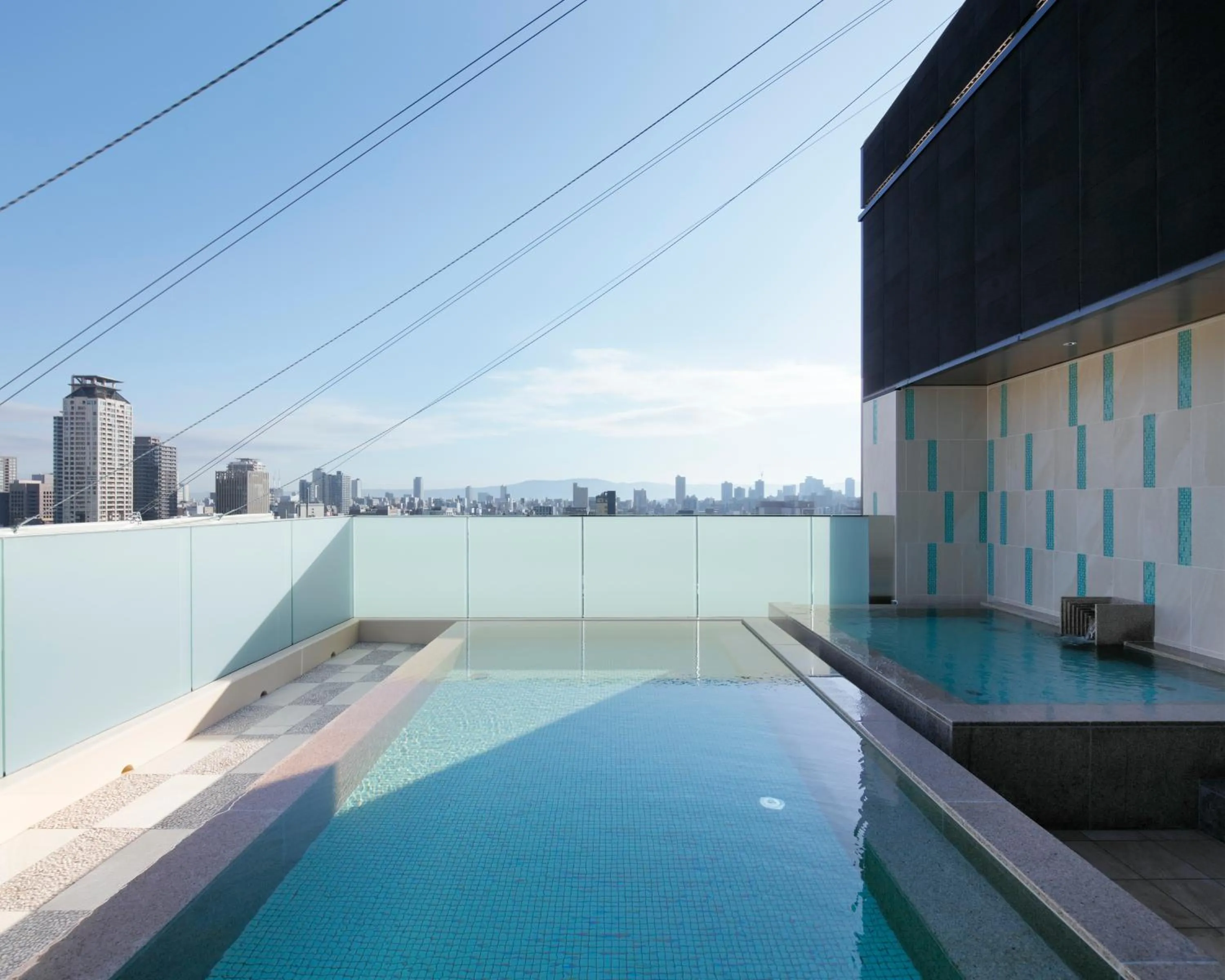 Open Air Bath in Candeo Hotels Osaka Shinsaibashi