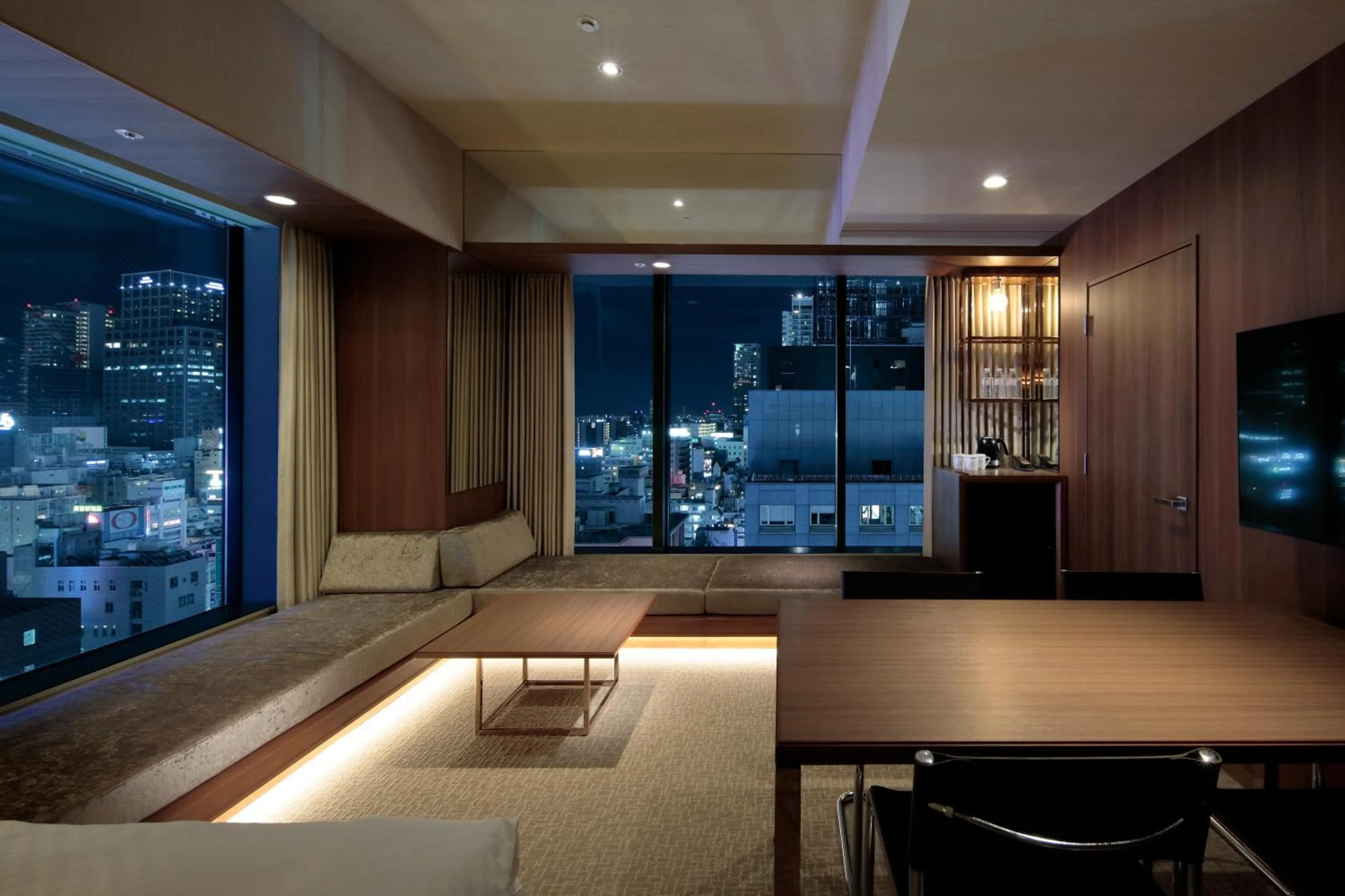 Seating area in Candeo Hotels Osaka Shinsaibashi