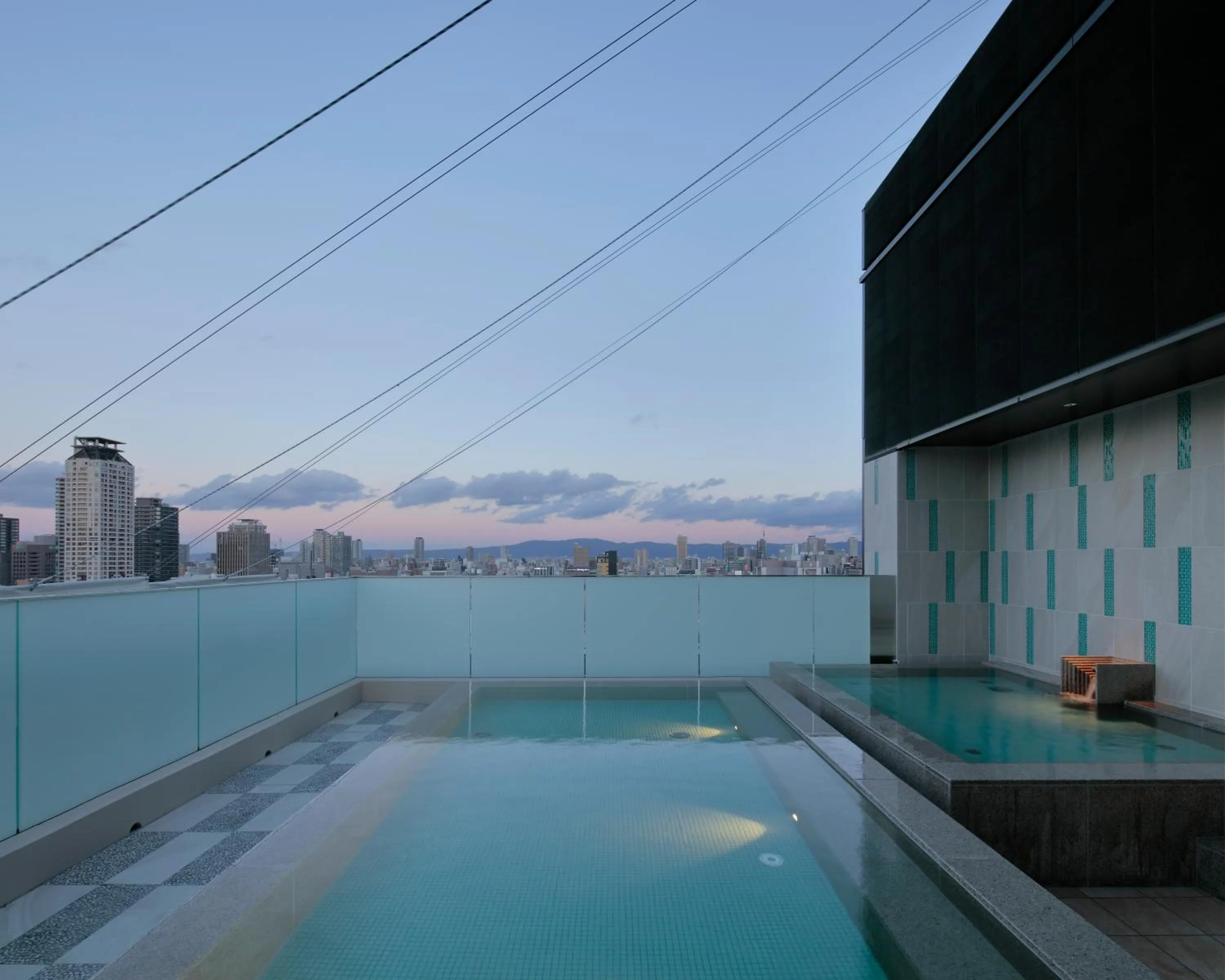 Open Air Bath in Candeo Hotels Osaka Shinsaibashi