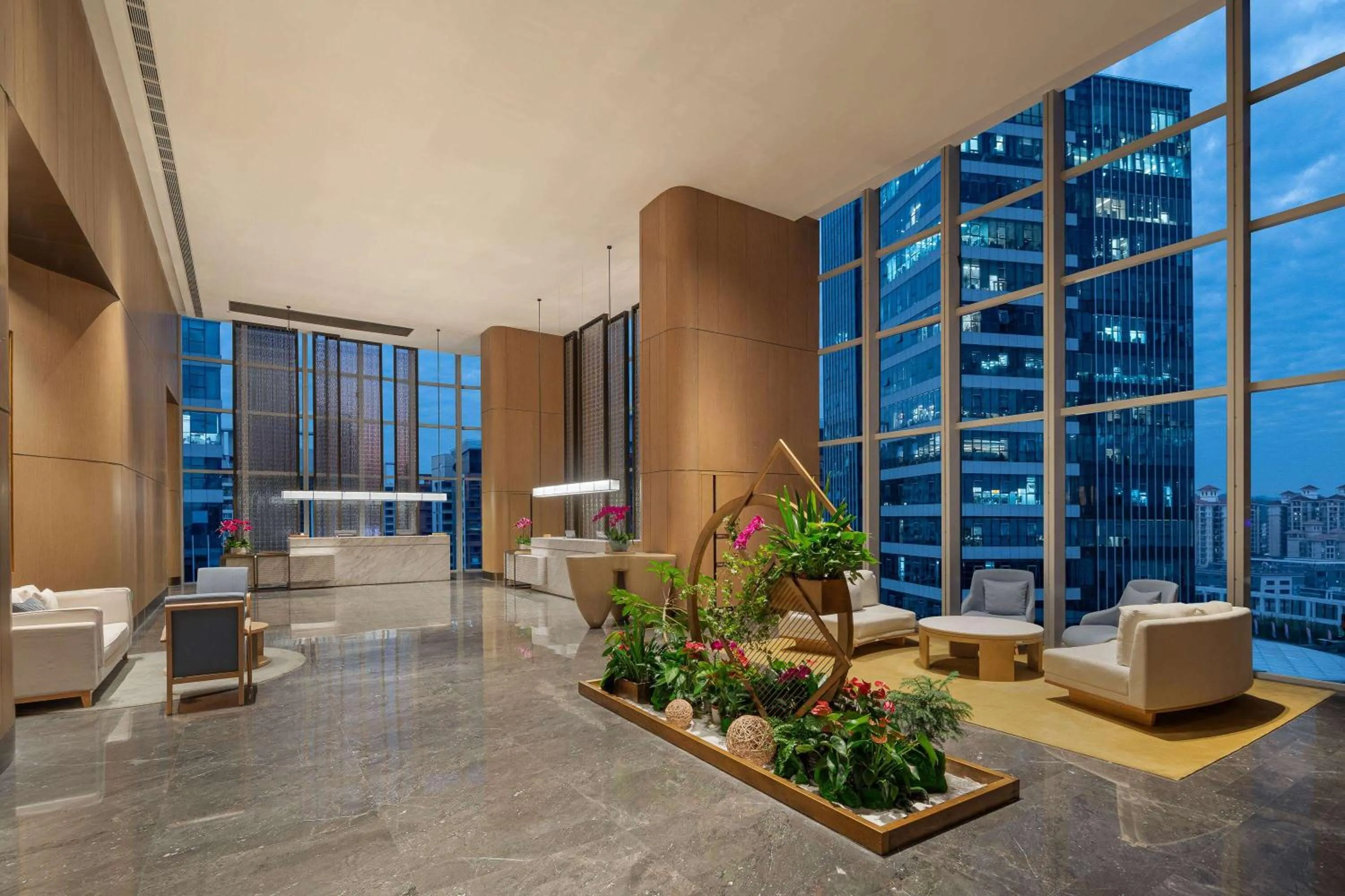Lobby or reception in Wyndham Guangzhou Baiyun Mountain