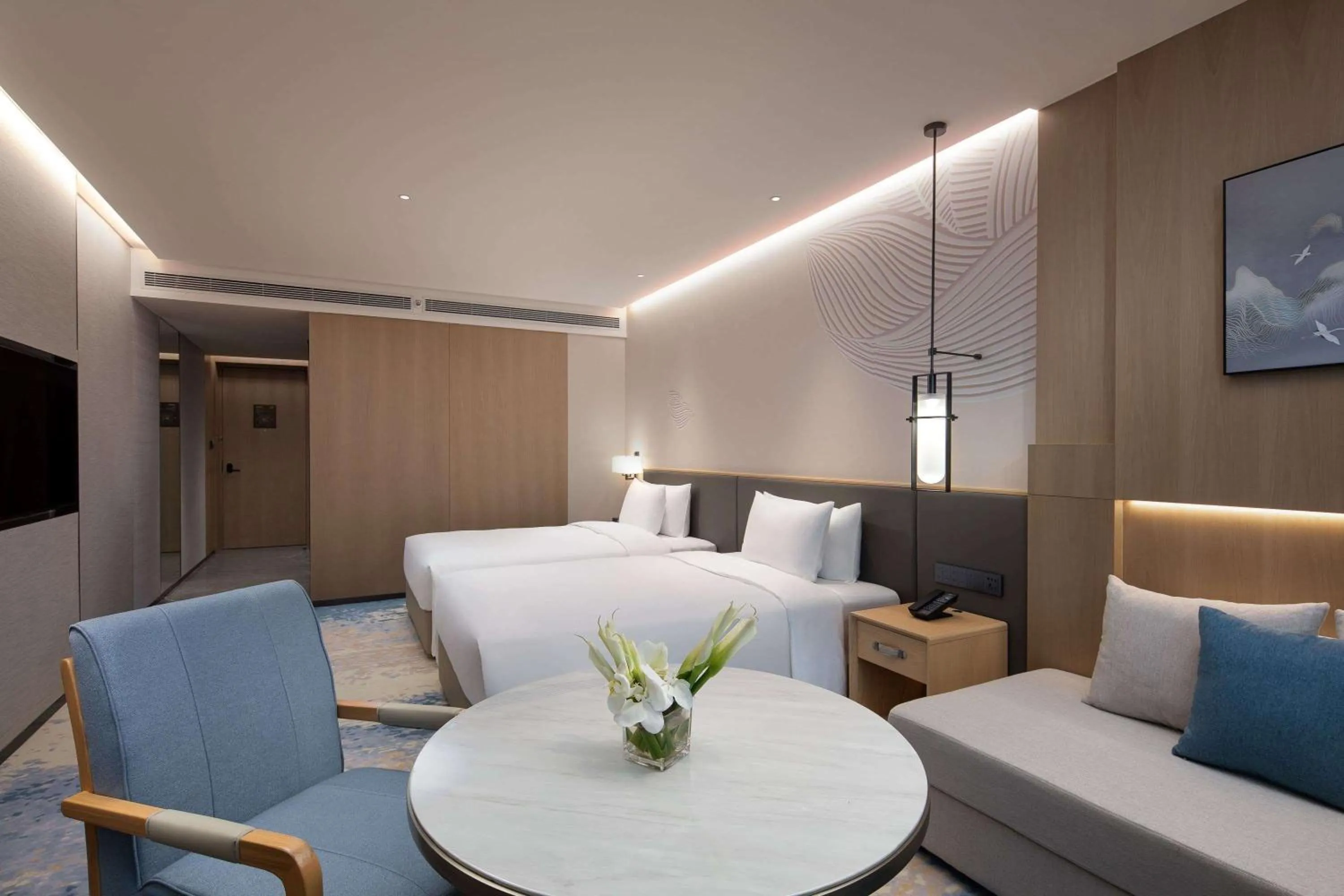 Photo of the whole room in Wyndham Guangzhou Baiyun Mountain