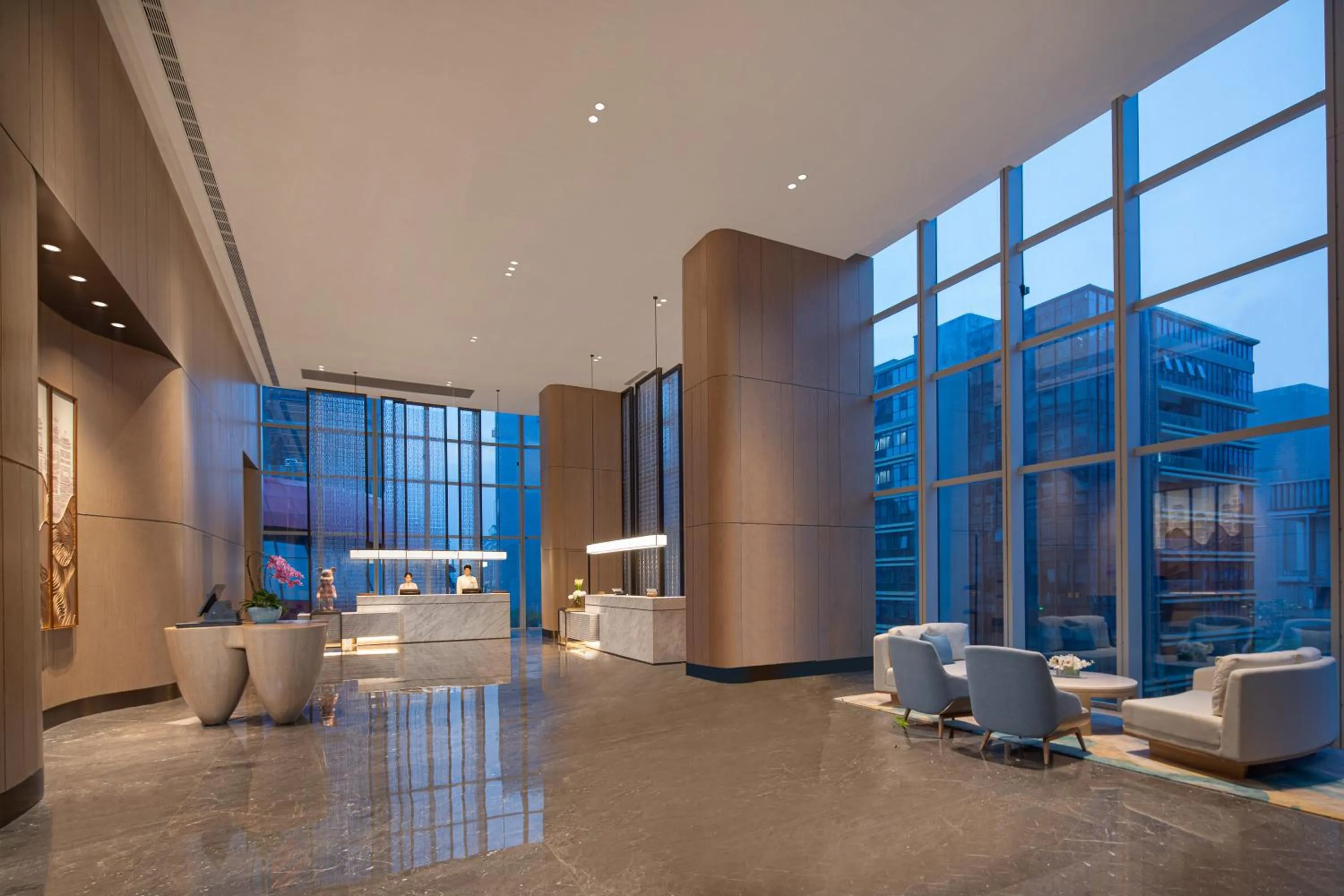 Lobby or reception in Wyndham Guangzhou Baiyun Mountain