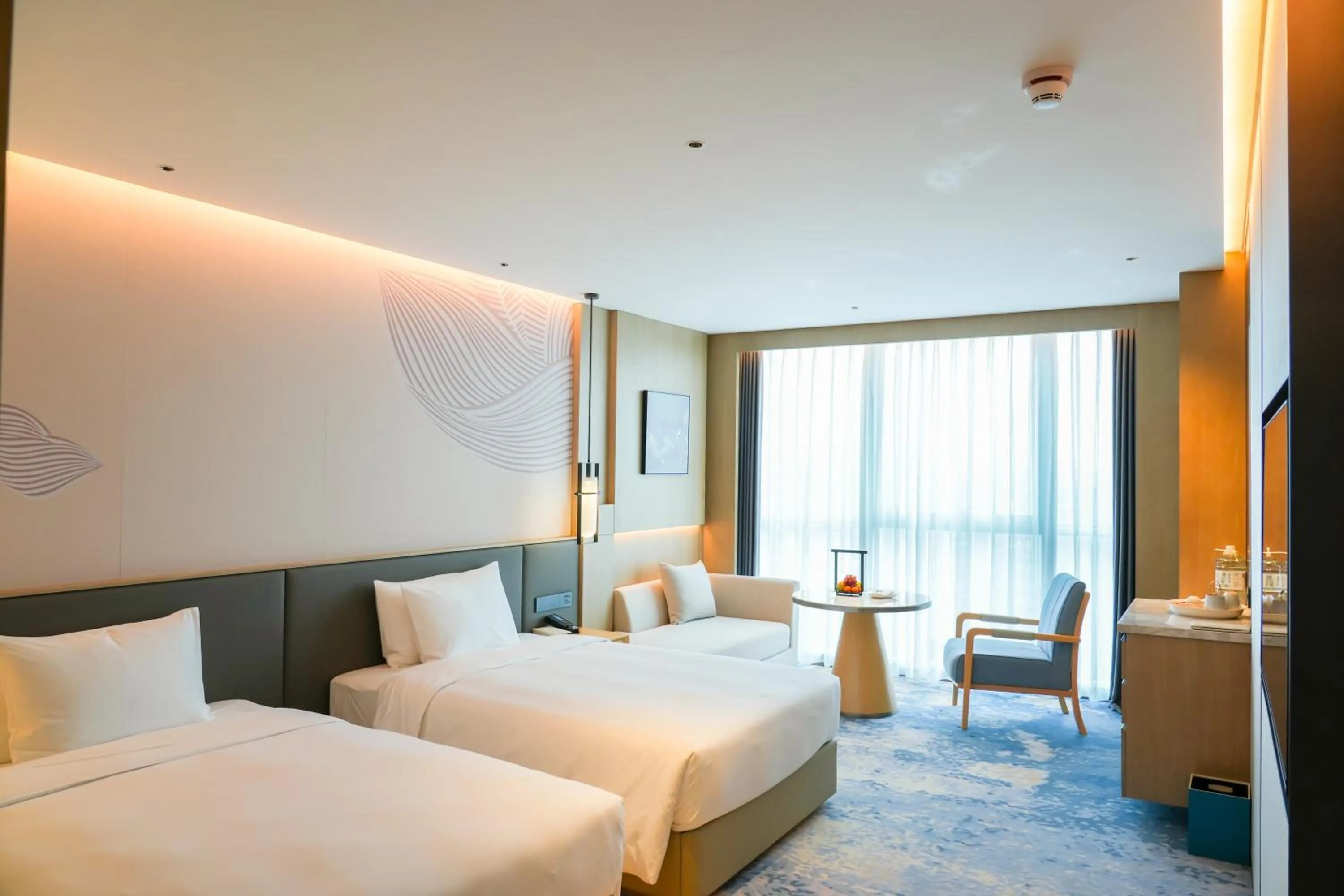 Bedroom, Bed in Wyndham Guangzhou Baiyun Mountain