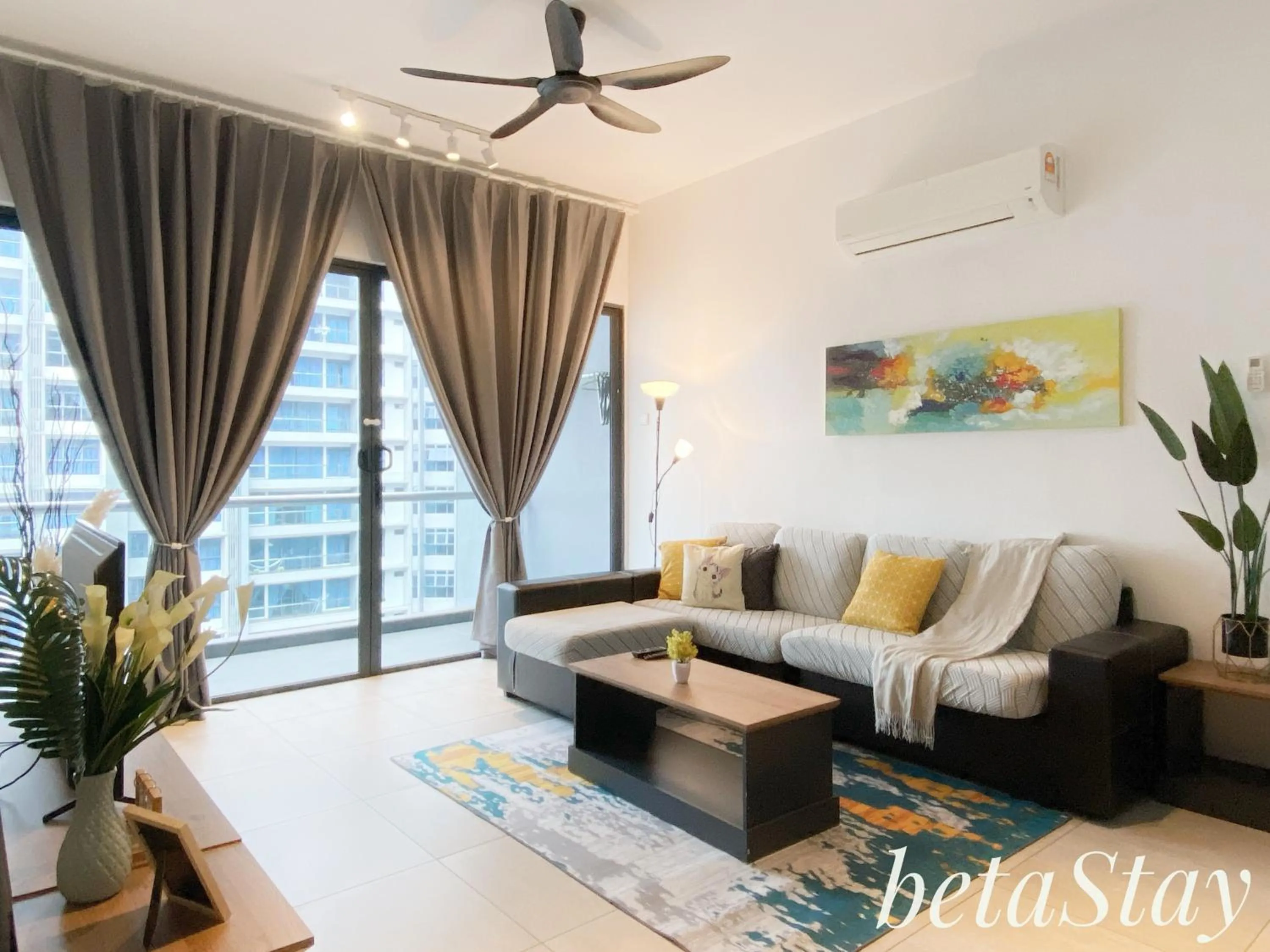 Living room in Atlantis Residences Melaka by BetaStay