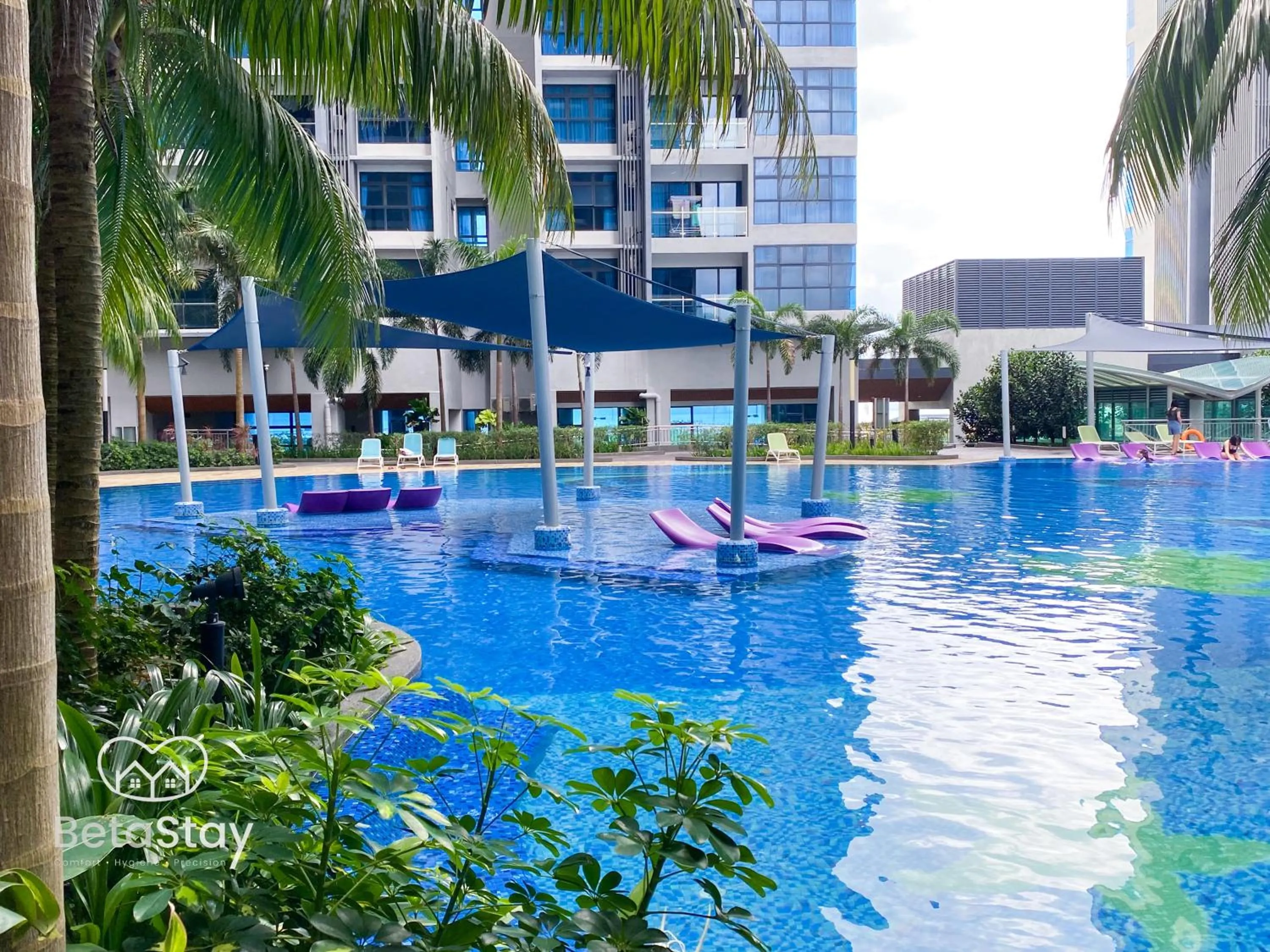Swimming pool in Atlantis Residences Melaka by BetaStay