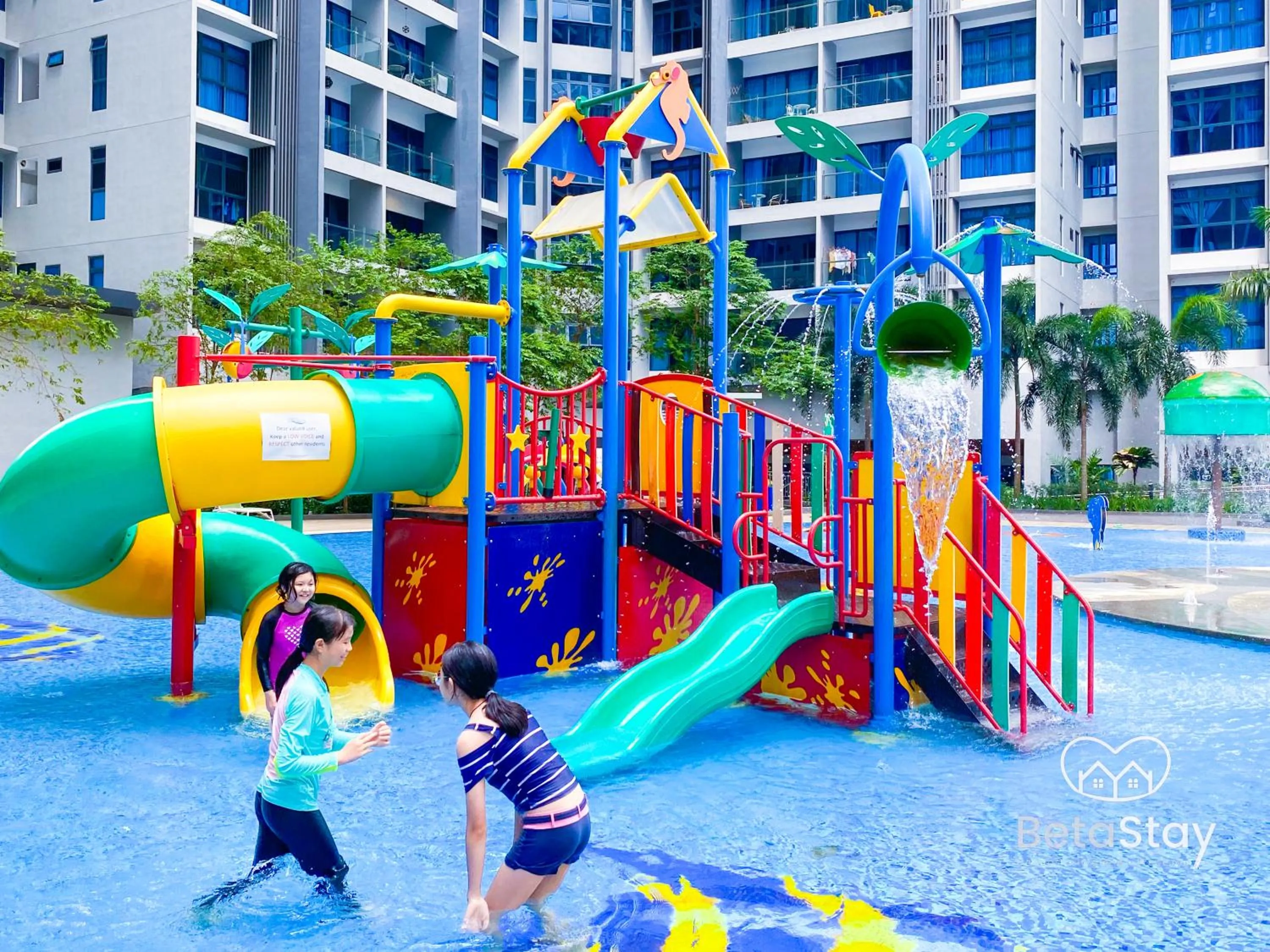 Aqua park in Atlantis Residences Melaka by BetaStay