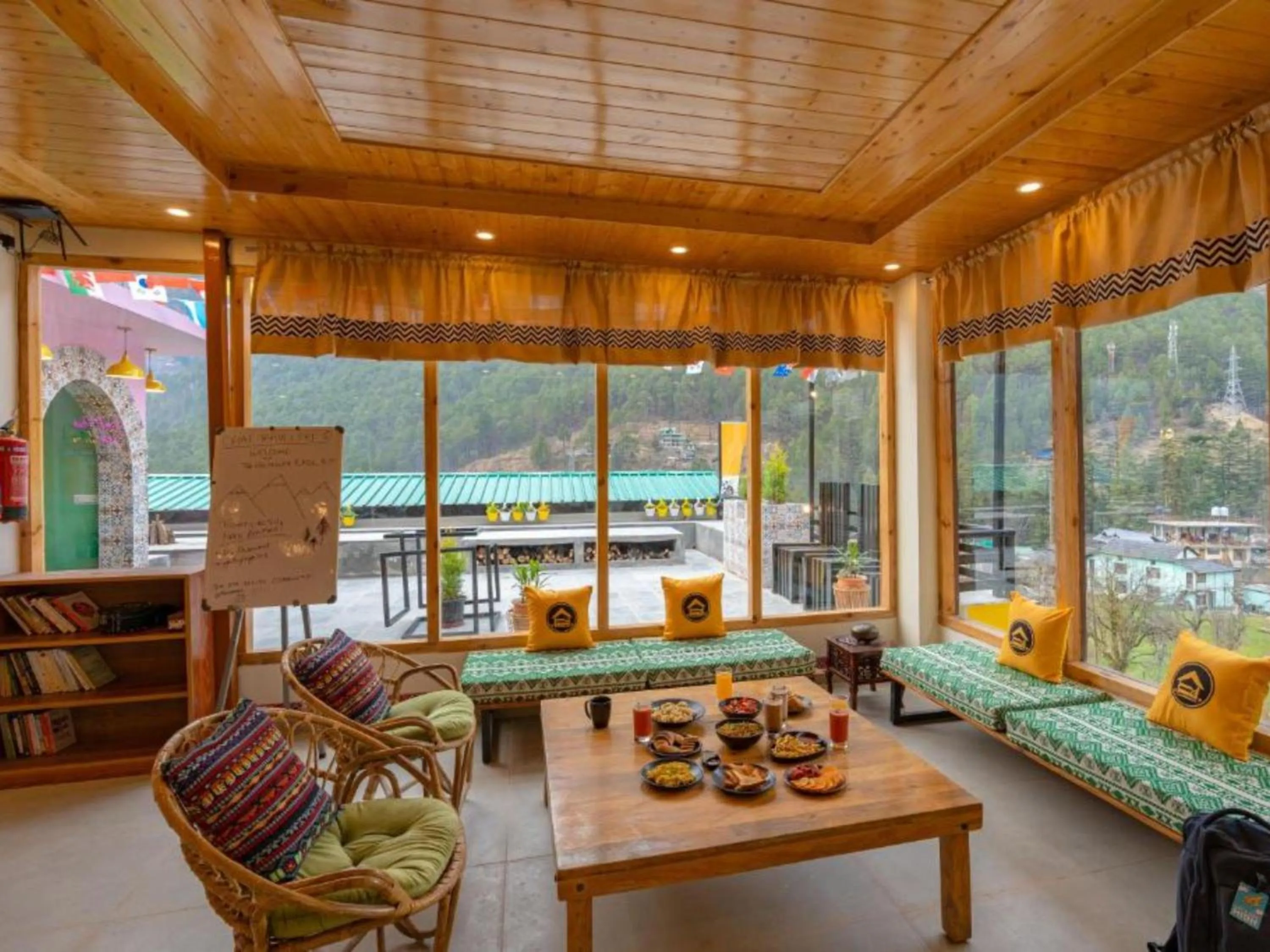 Natural landscape in The Hosteller Kasol, Parvati Valley